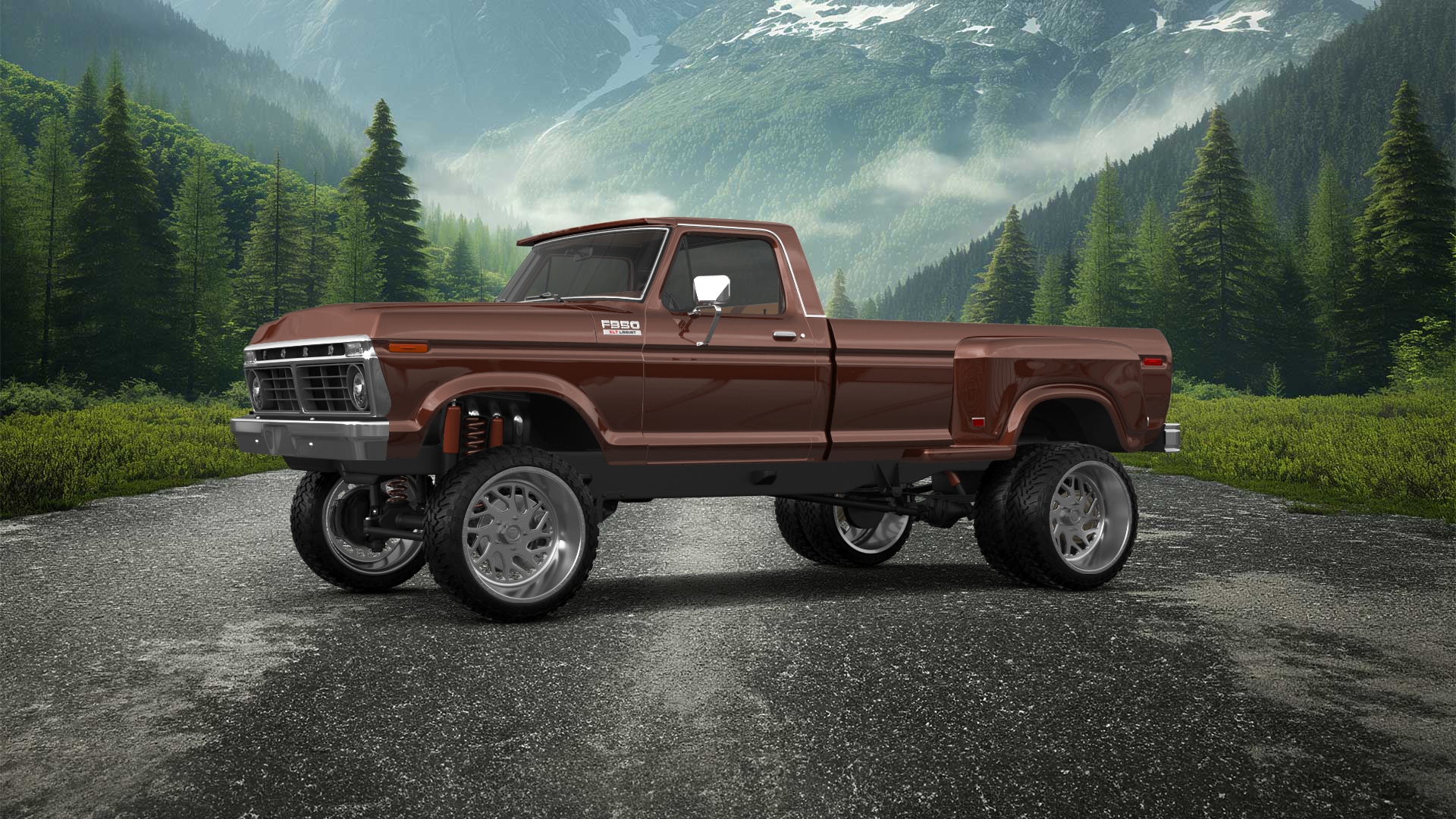 Ford F-350 Dually 2 Door pickup truck 1974