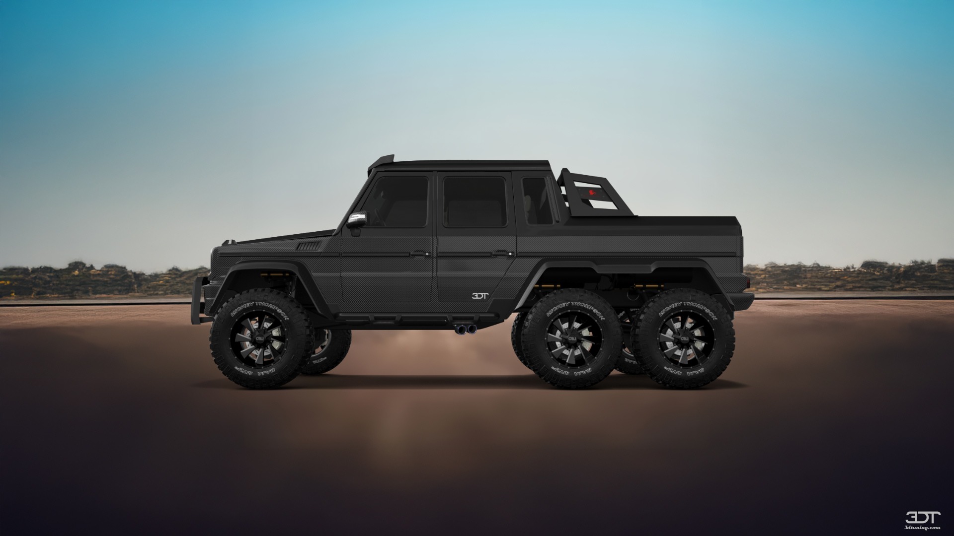 Mercedes G 63 AMG 6x6 4 Door pickup truck 2013 tuning