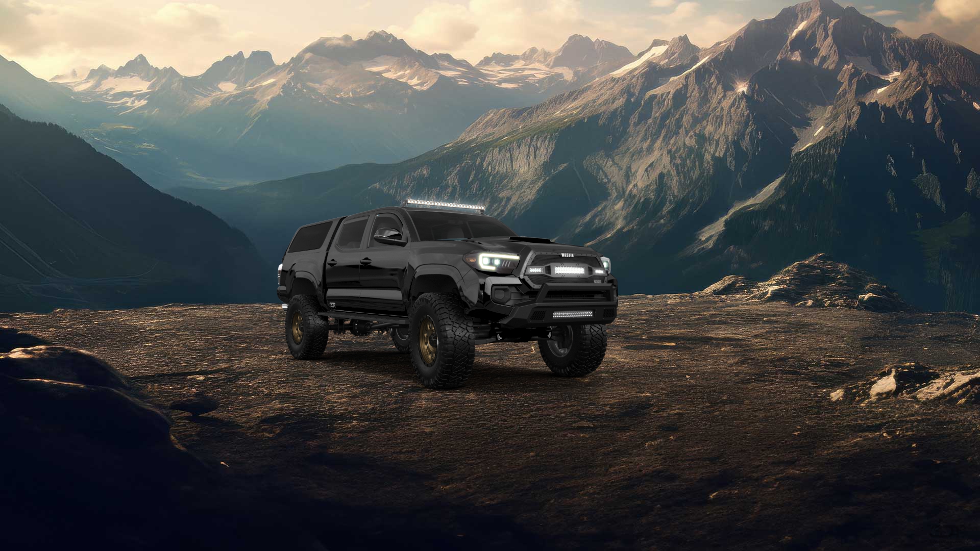 Toyota Tacoma 4 Door pickup truck 2018 tuning