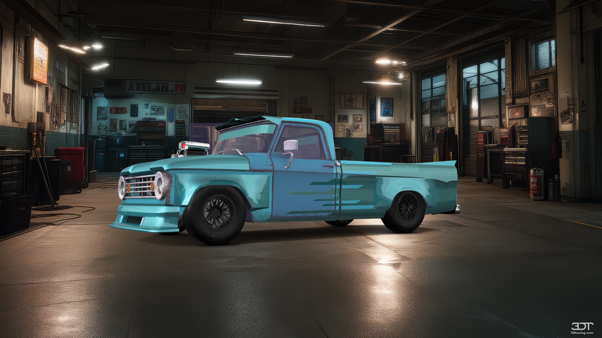 Dodge Power Wagon W200 2 Door pickup truck 1966 tuning