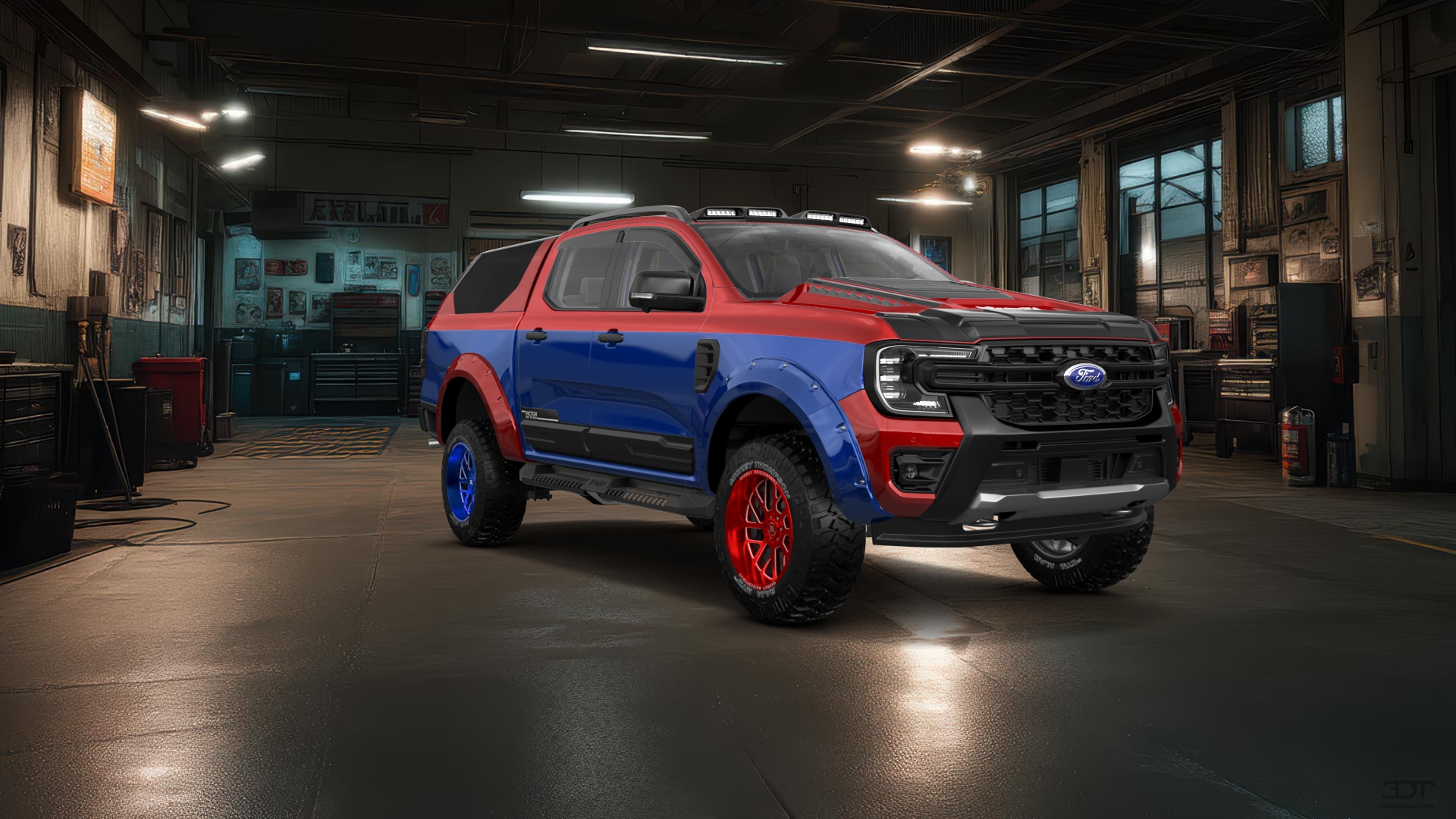 Ford Ranger 4 Door pickup truck 2022 tuning