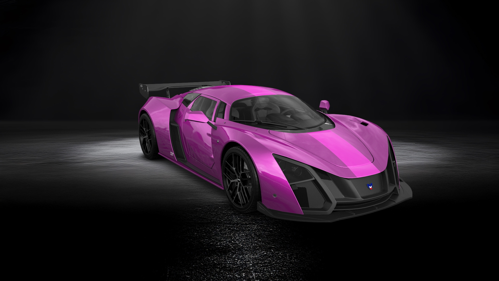 pink race car
