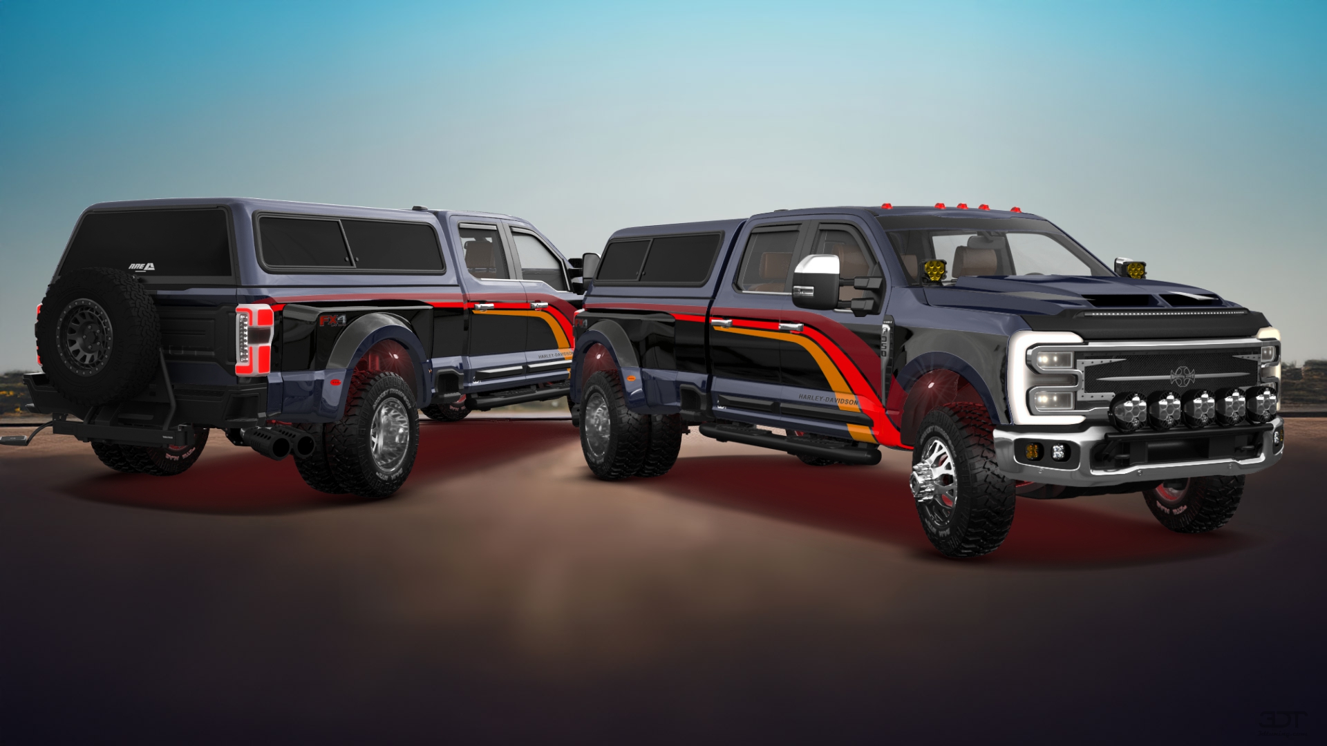 Ford F-350 DRW Crew Cab 4 Door pickup truck 2023 tuning