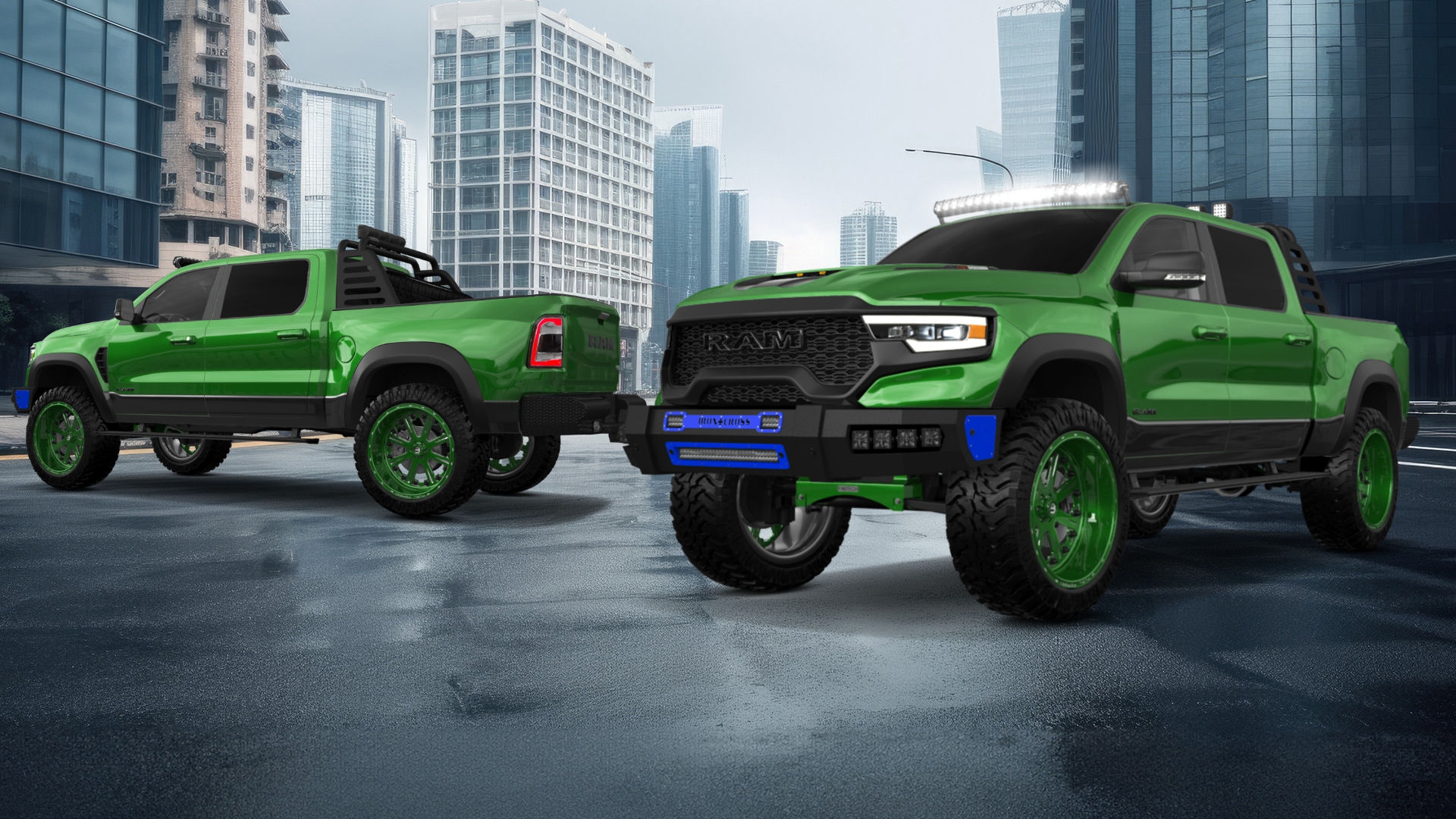 Dodge Ram 1500 TRX 4 Door pickup truck 2021