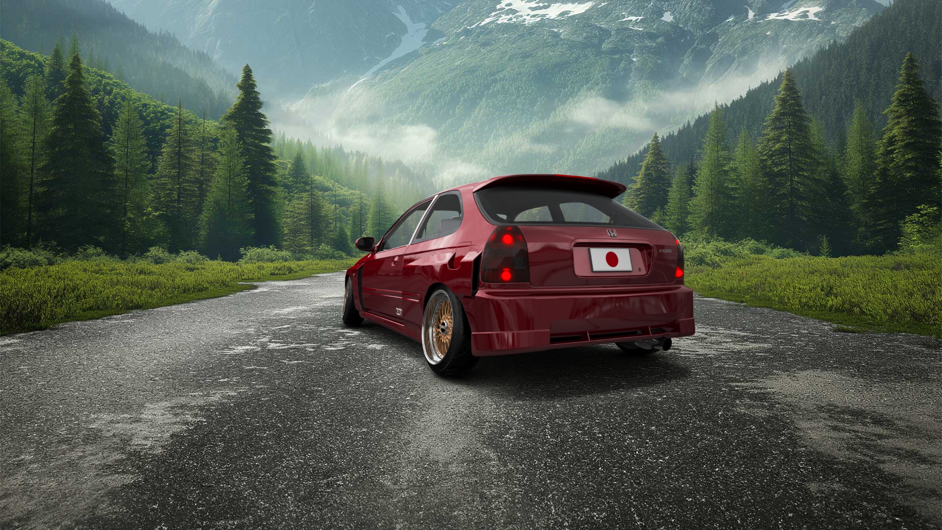 Honda Civic 3 Door Hatchback 1997 Images