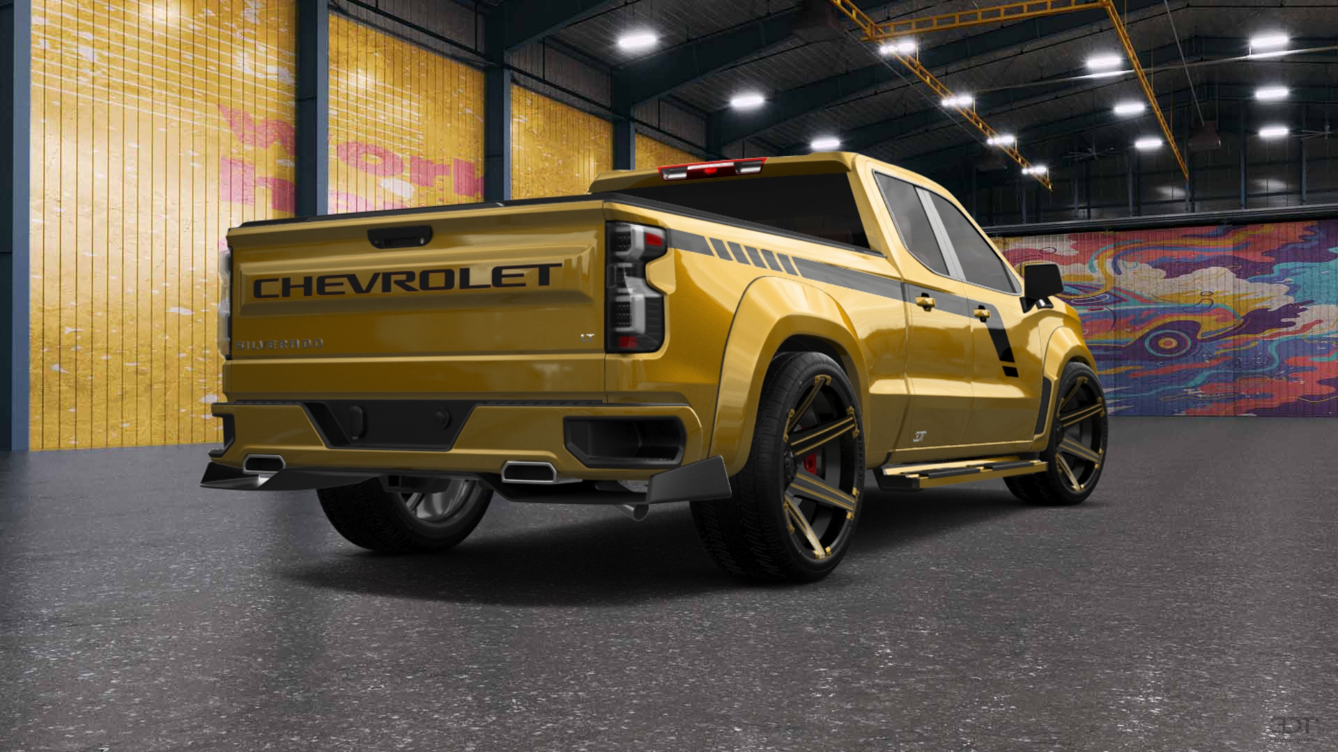 Chevrolet Silverado 1500 6.6 ft box 4 Door pickup truck 2021 이미지