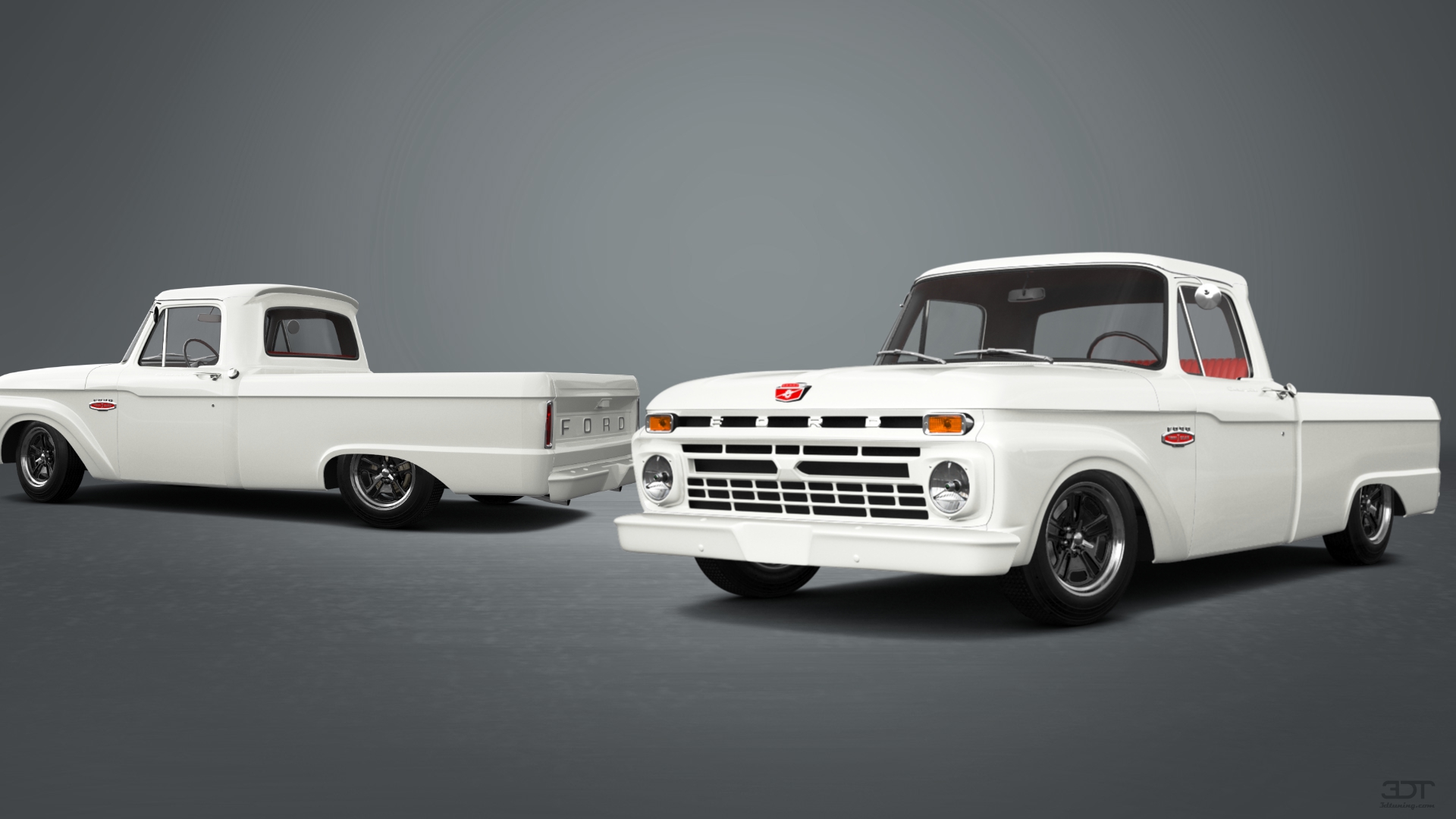 Ford F-100 Custom Cab 2 Door pickup truck 1966