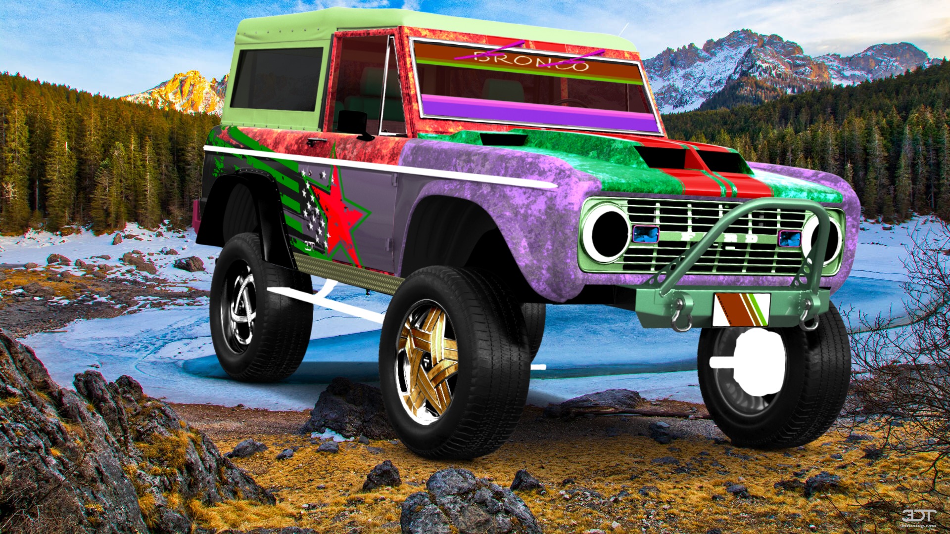 Ford Bronco 3 Door SUV 1965 tuning
