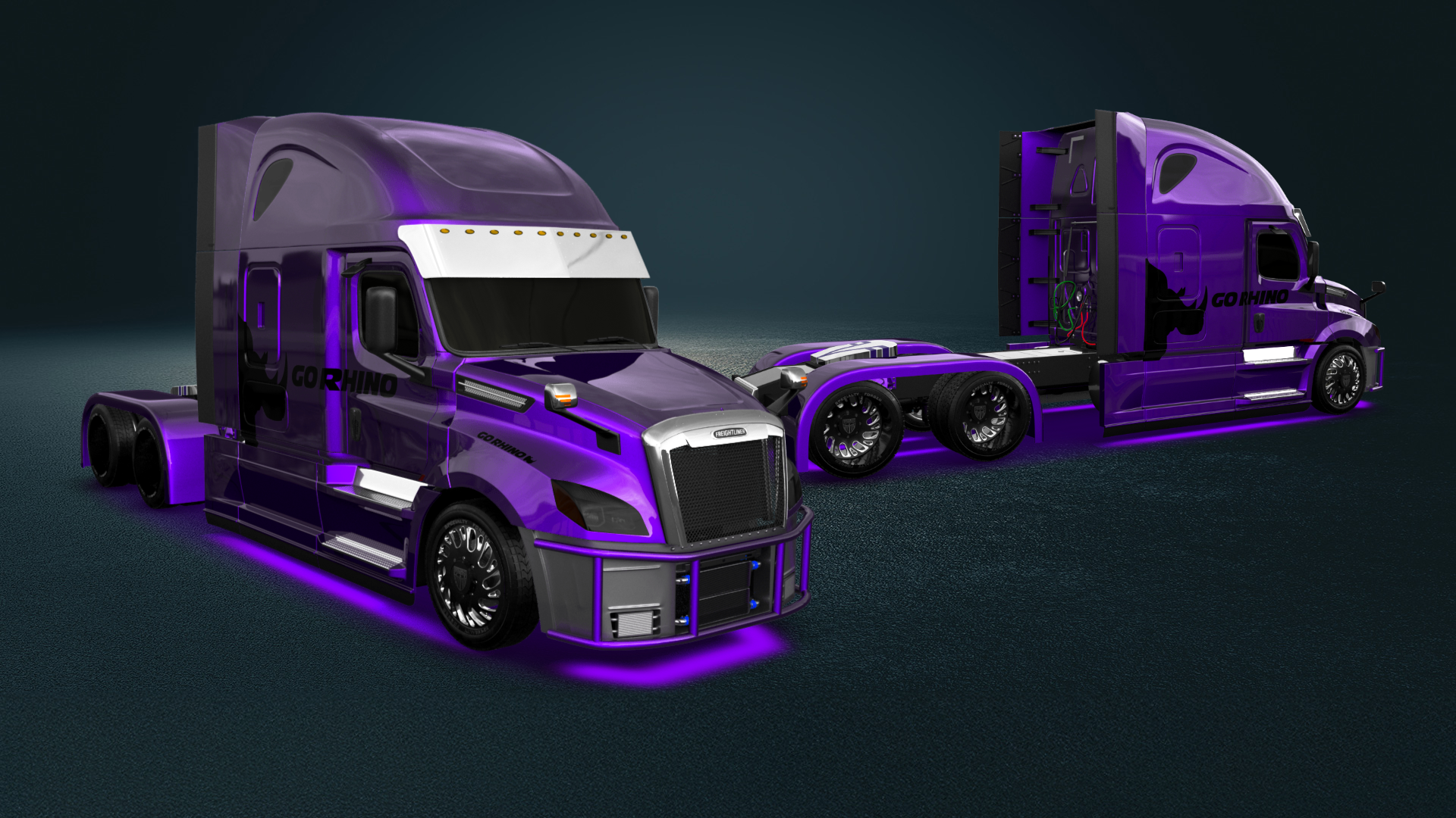 Freightliner Cascadia Sleeper Cab Truck 2018 tuning