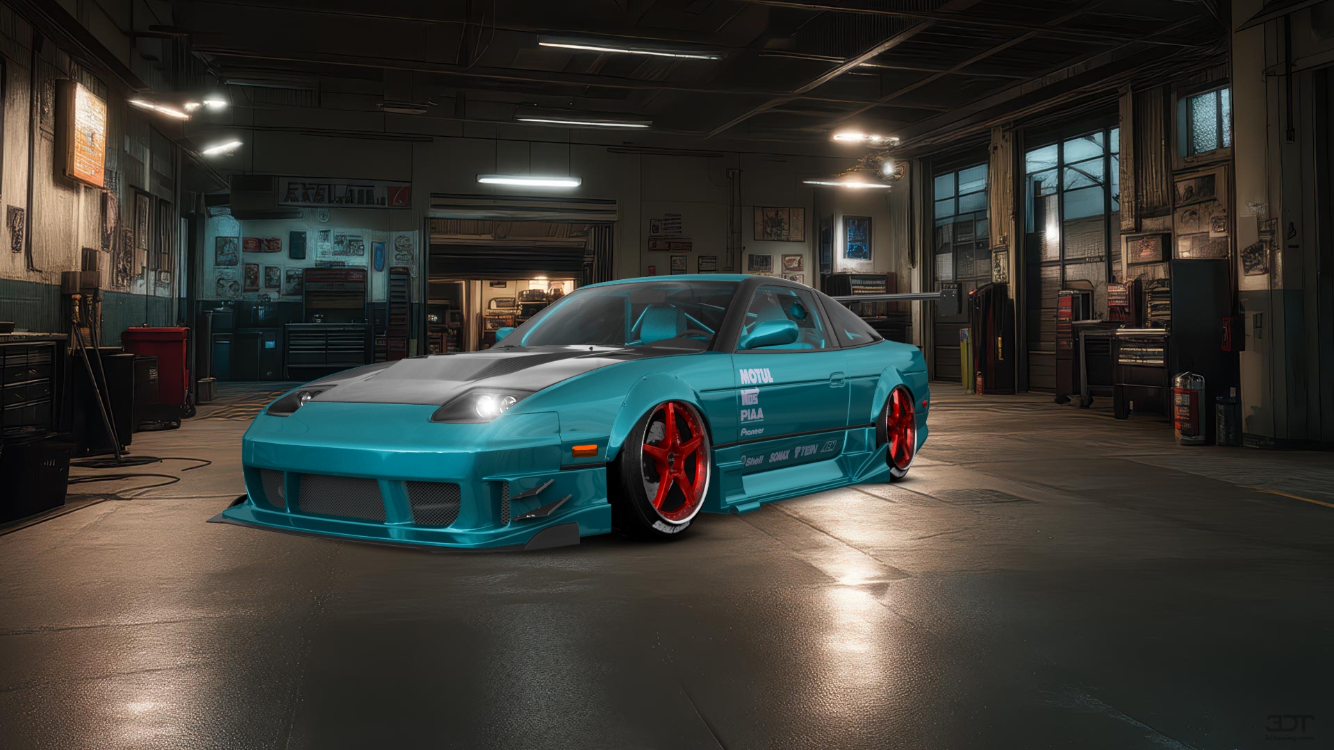 Nissan 240SX 3 Door Hatchback 1989 tuning