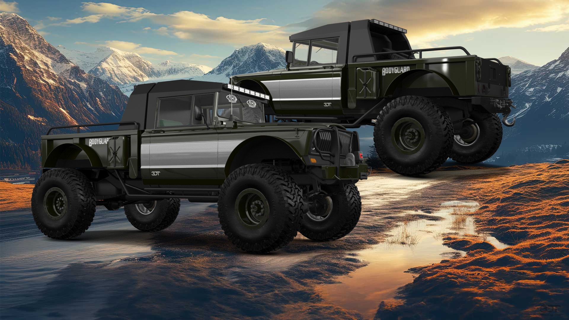 Jeep Kaiser M715 2 Door pickup truck 1968 tuning