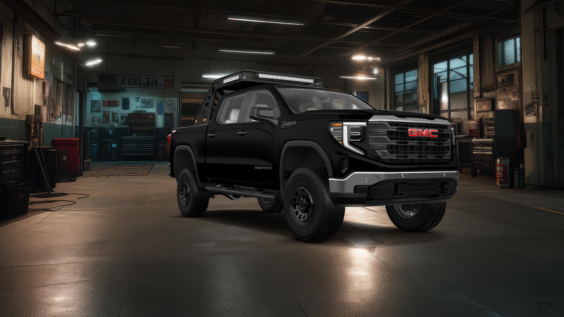 GMC Sierra 1500 Crew Cab 5.8 ft box 4 Door pickup truck 2023 tuning