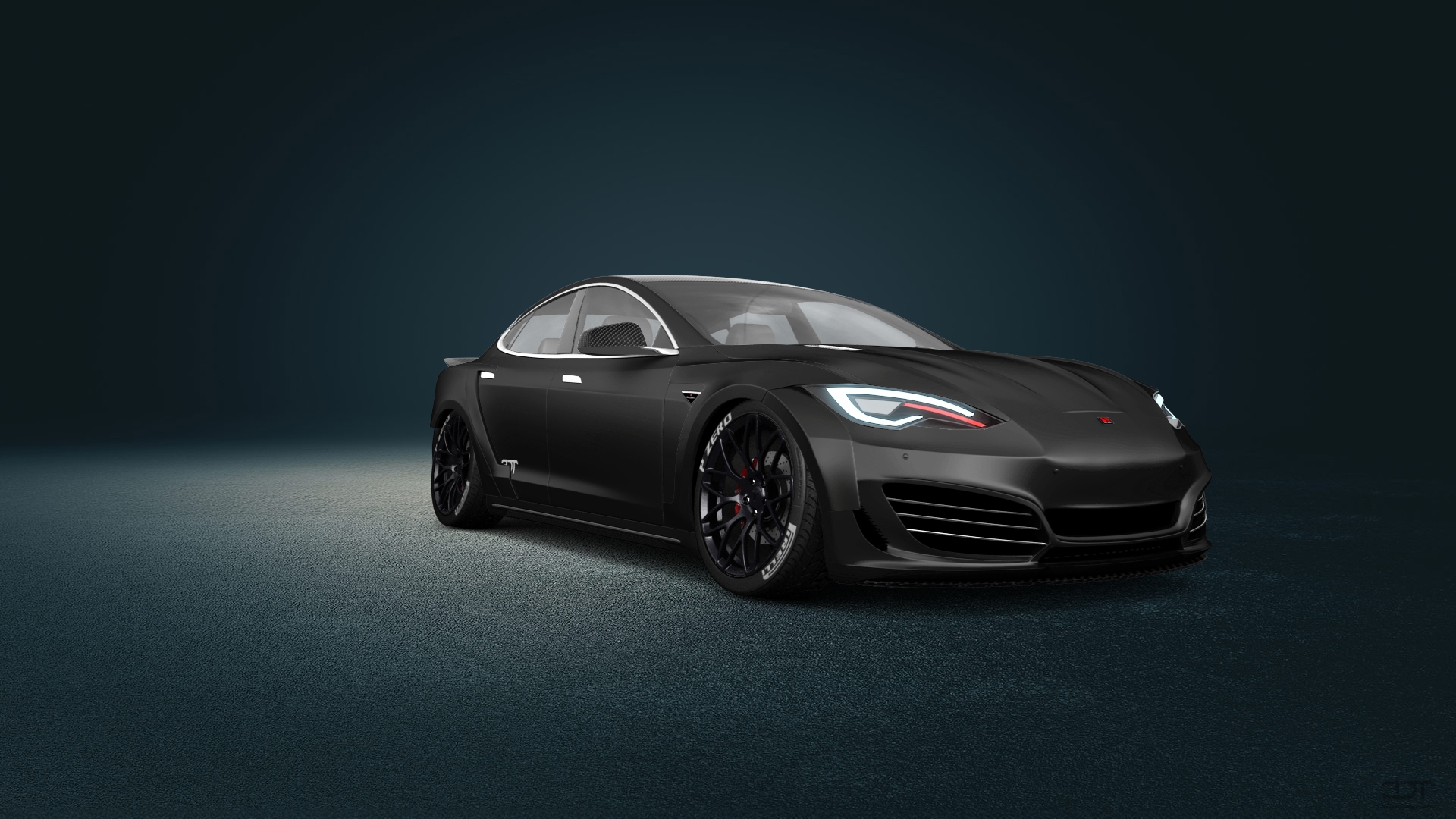 Tesla Model S 5 Door Liftback 2013 tuning