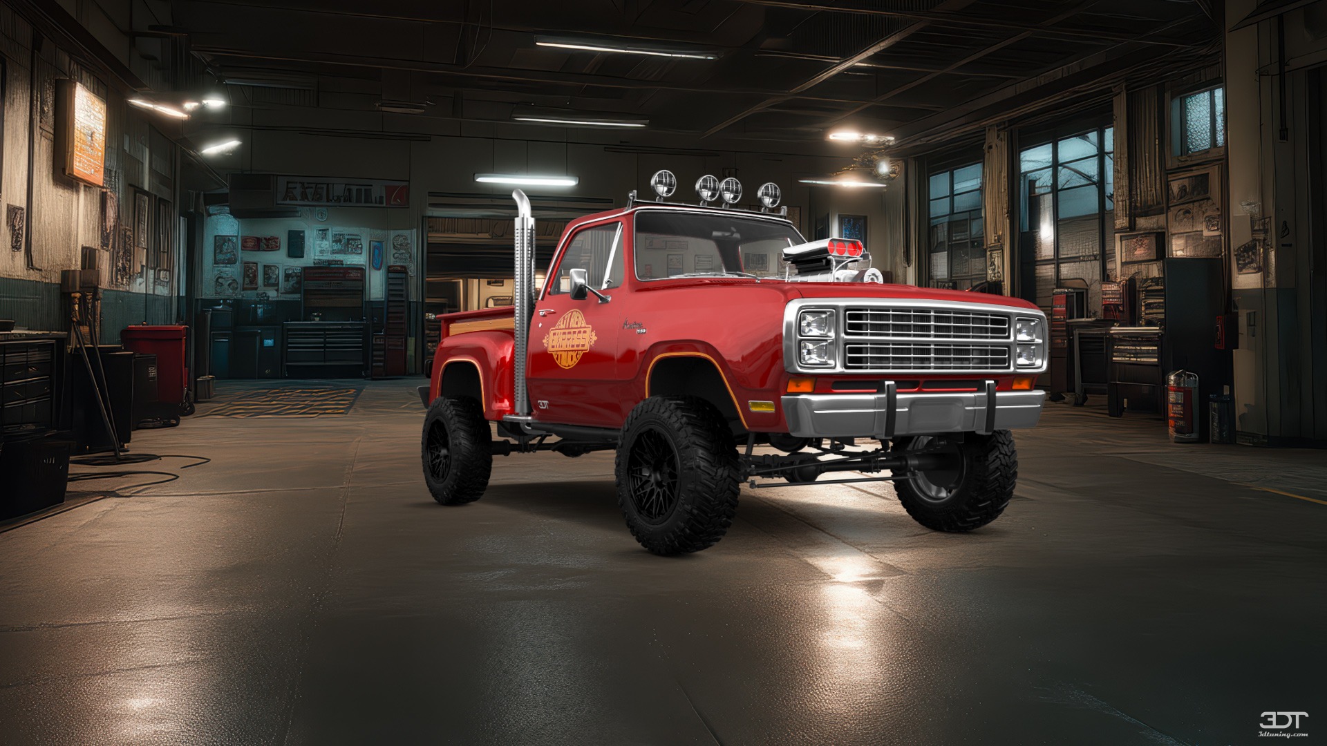 Dodge Lil Red Express 2 Door pickup truck 1979 tuning