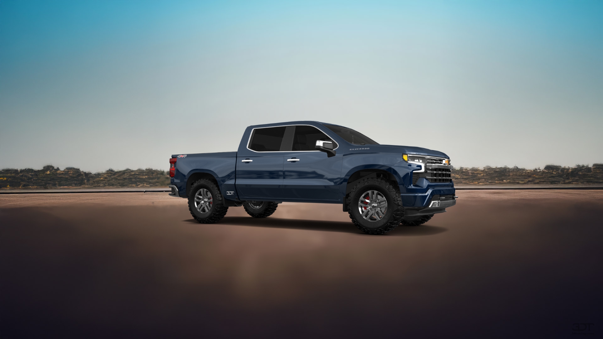 Chevrolet Silverado 1500 Crew Cab 5.8 ft box 4 Door pickup truck 2023 tuning