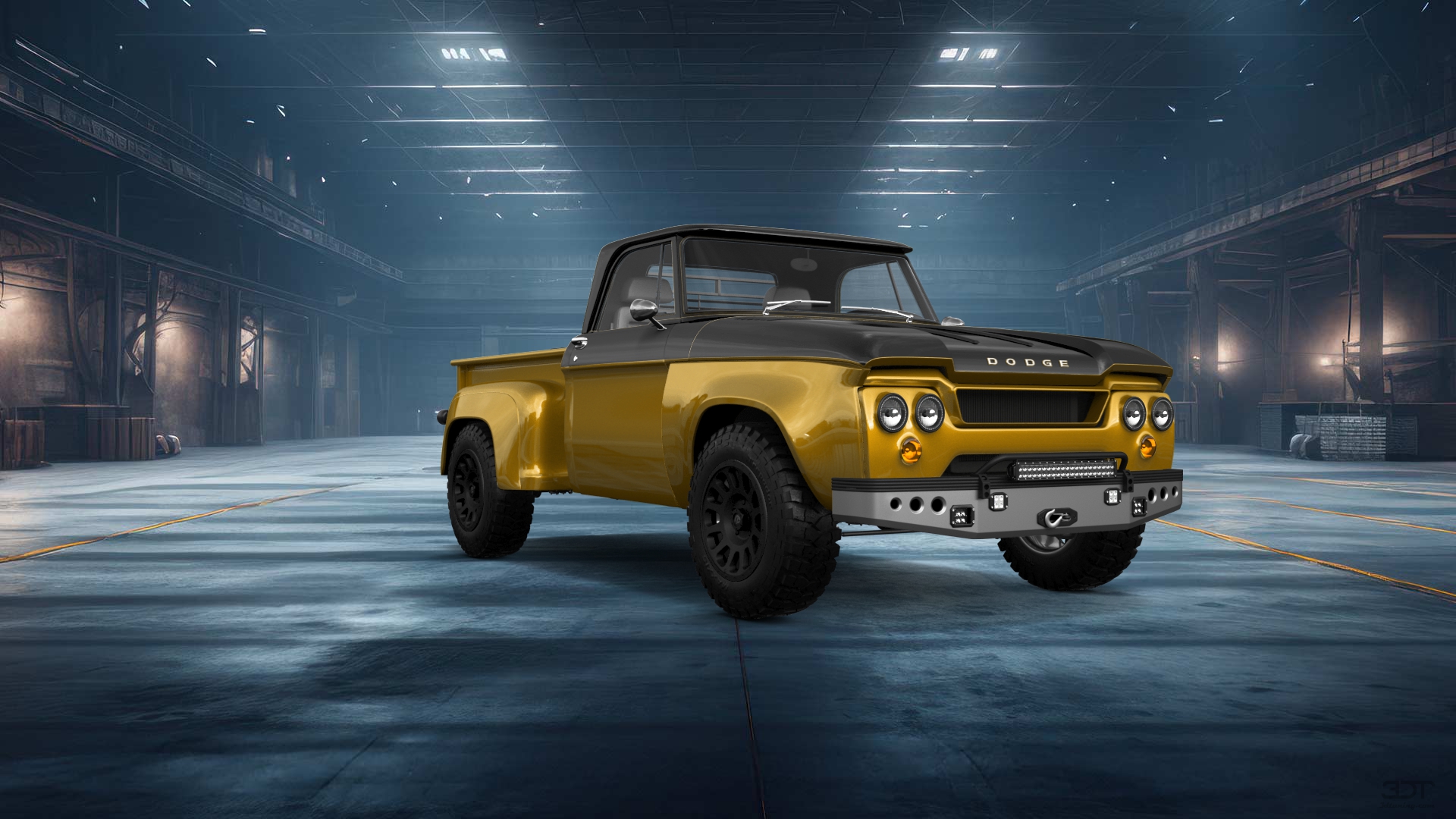 Dodge D-100 Stepside 2 Door pickup truck 1961