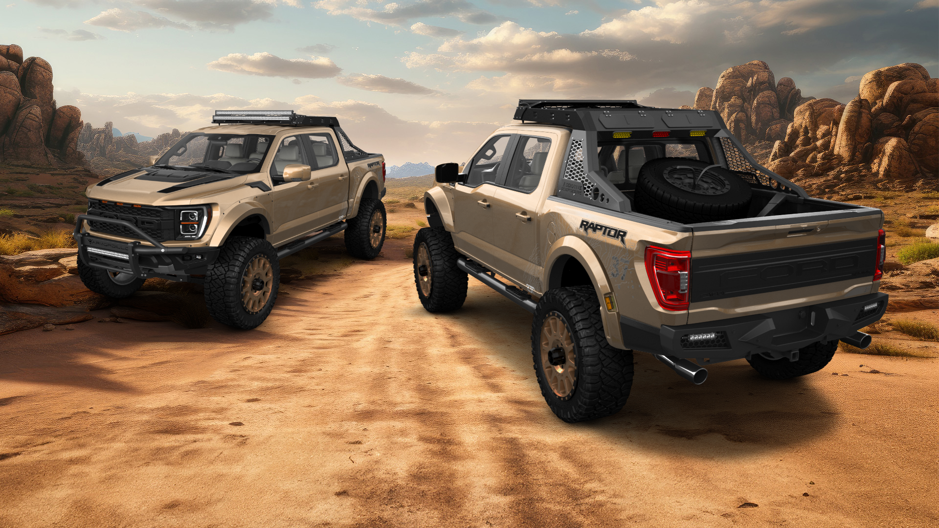 Ford F-150 Raptor 4 Door pickup truck 2021 tuning