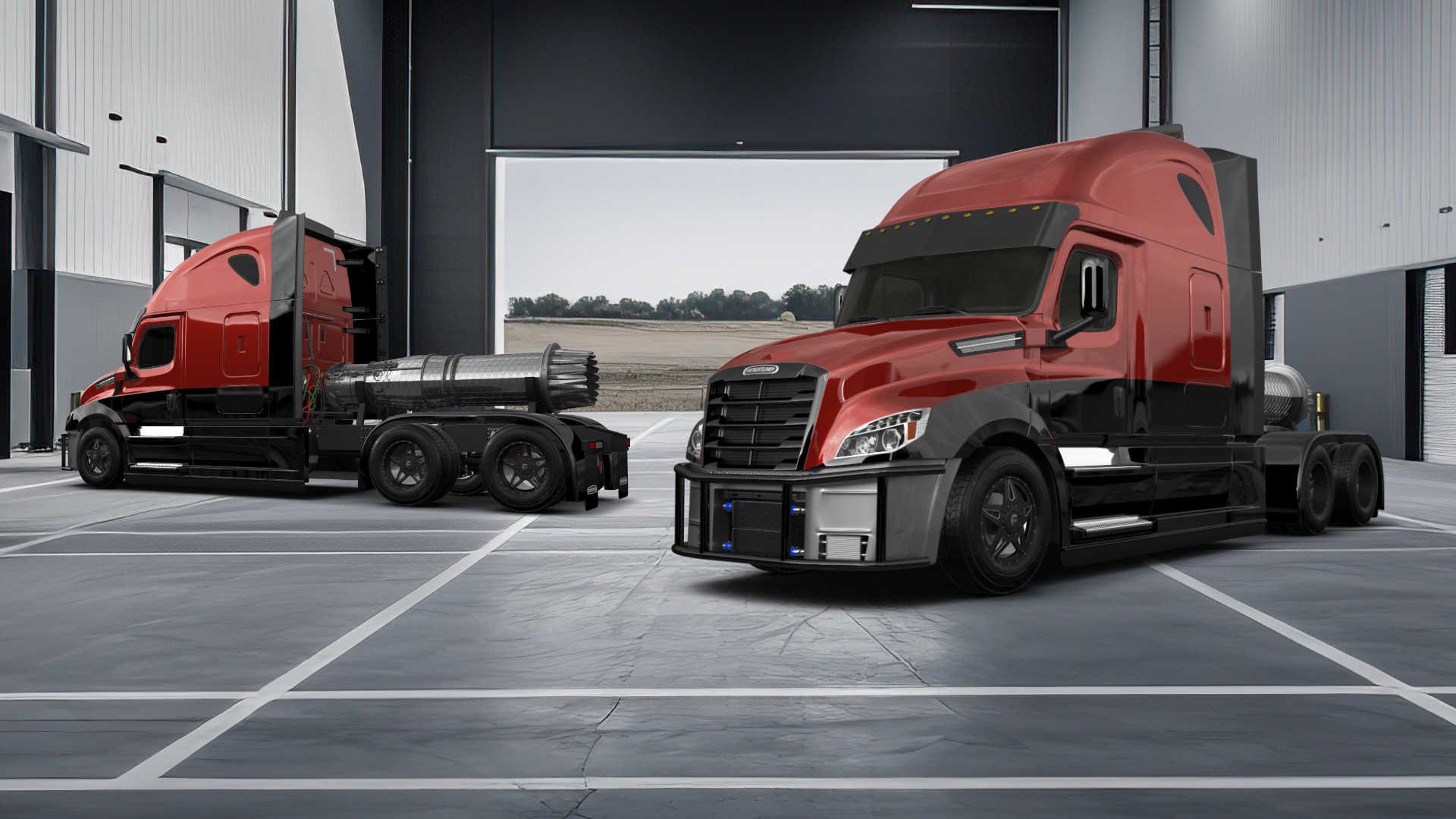 Freightliner Cascadia Sleeper Cab Truck 2018