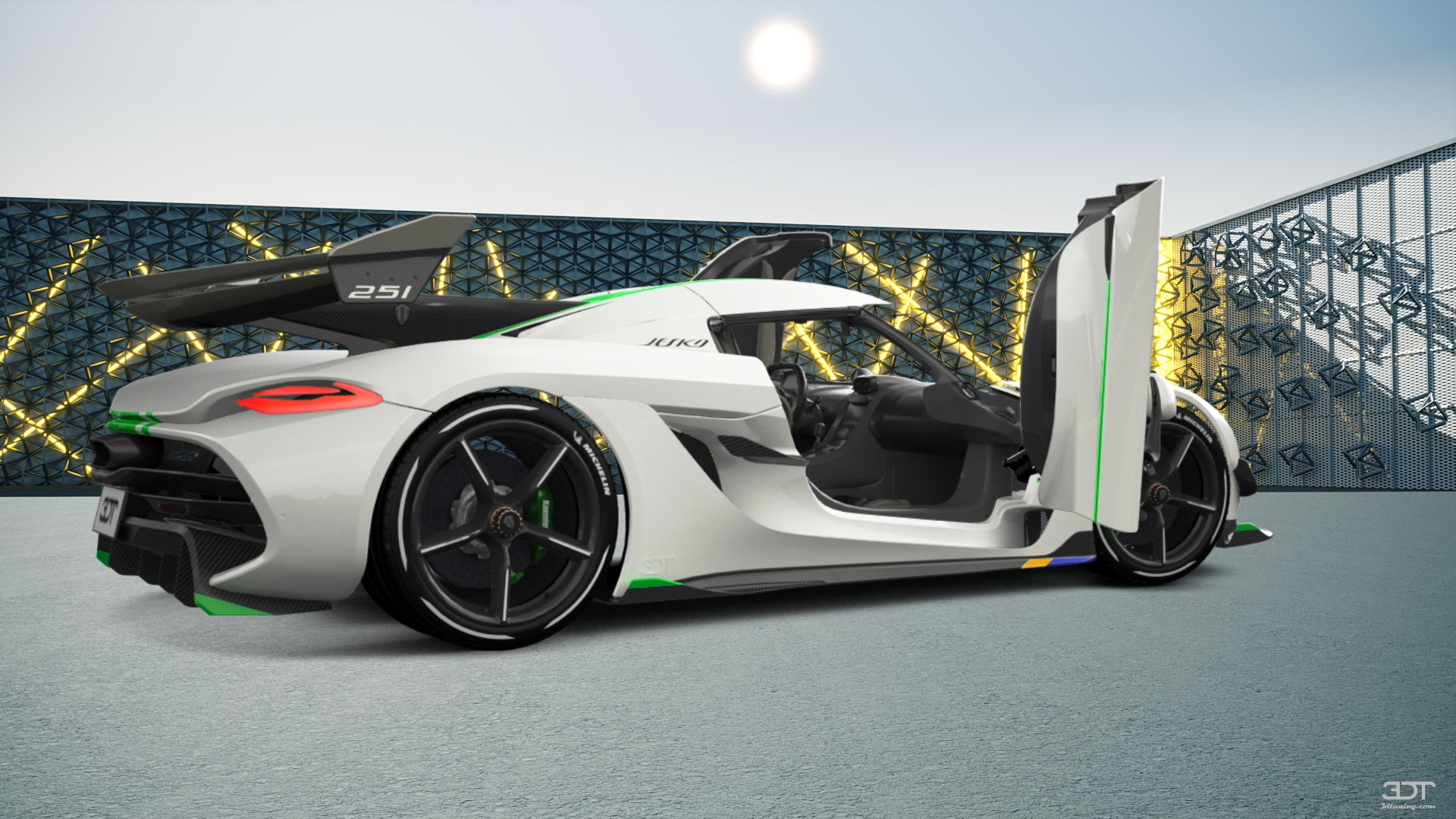 Koenigsegg Jesko 2 door targa top 2020 tuning