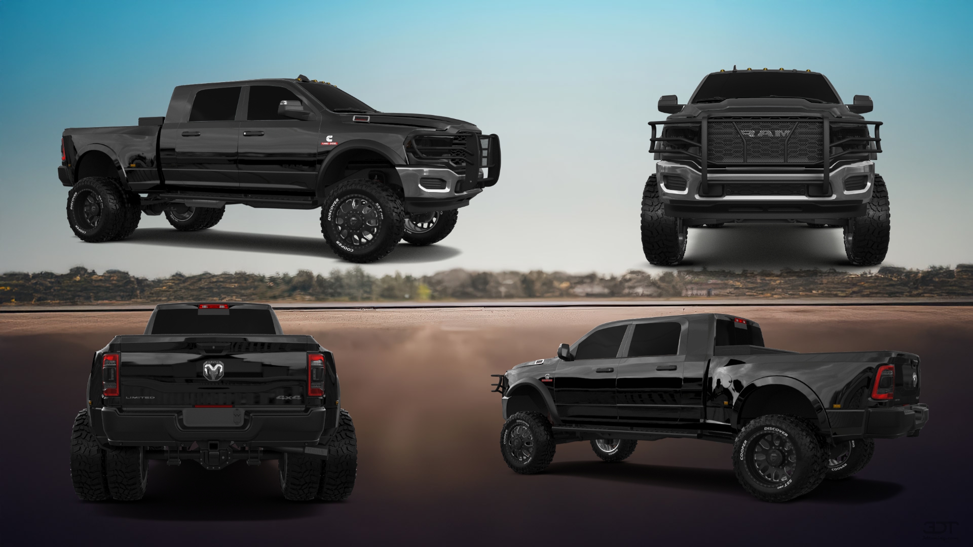 Dodge Ram 3500 4 Door pickup truck 2020