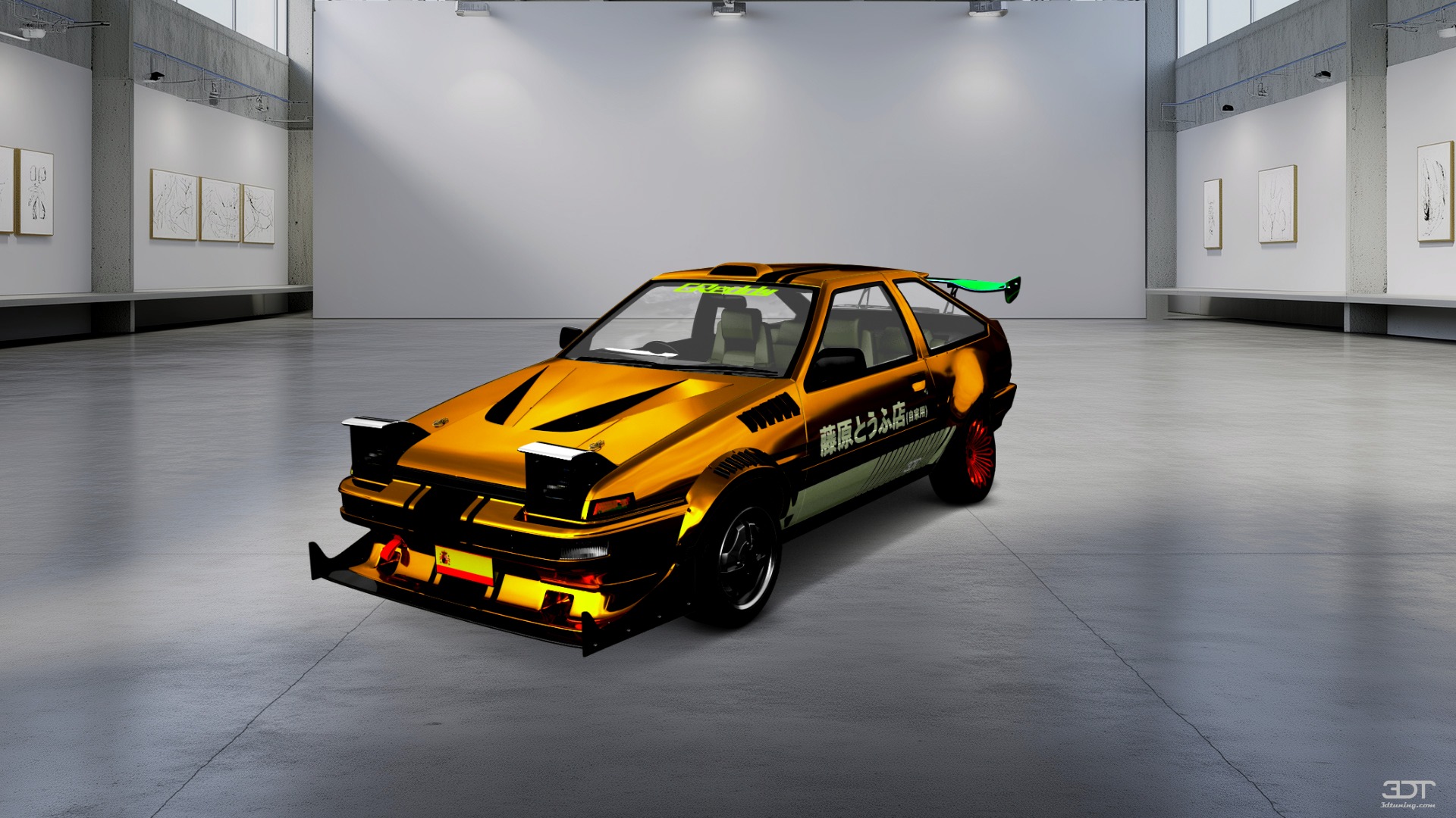 Toyota AE86 3 Door Hatchback 1985 tuning