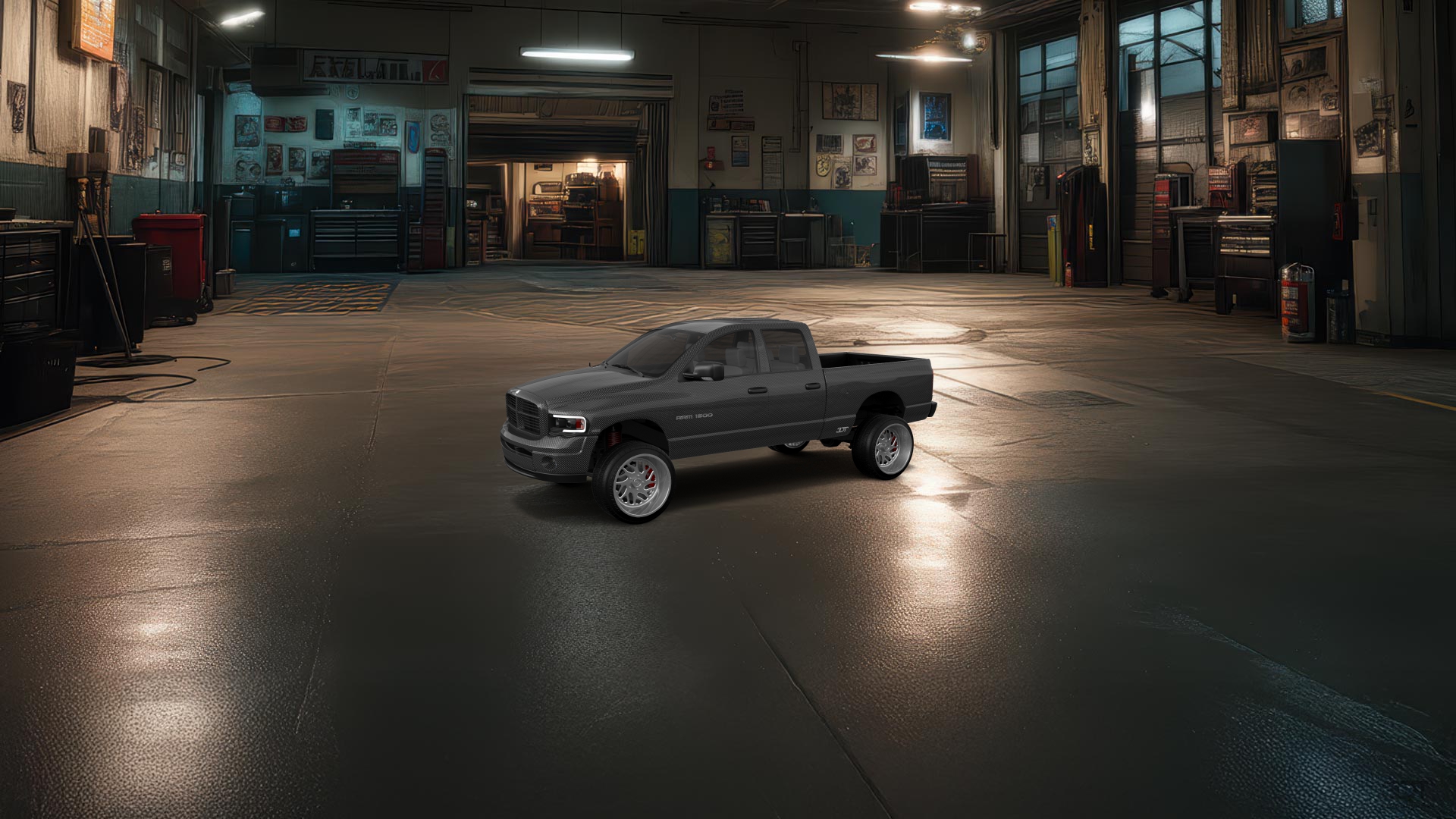 Dodge Ram 1500 6.4 ft box 4 Door pickup truck 2002 tuning