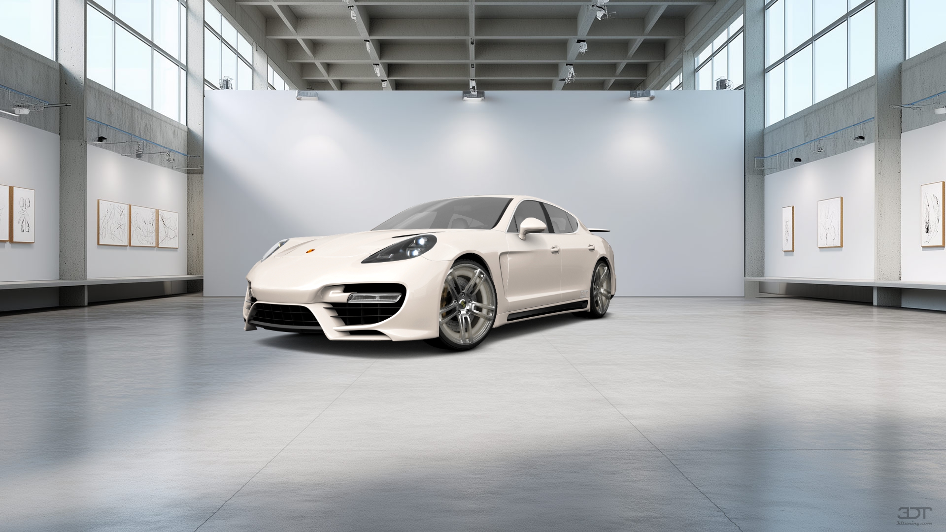 Porsche Panamera 4 door fastback saloon 2011 tuning