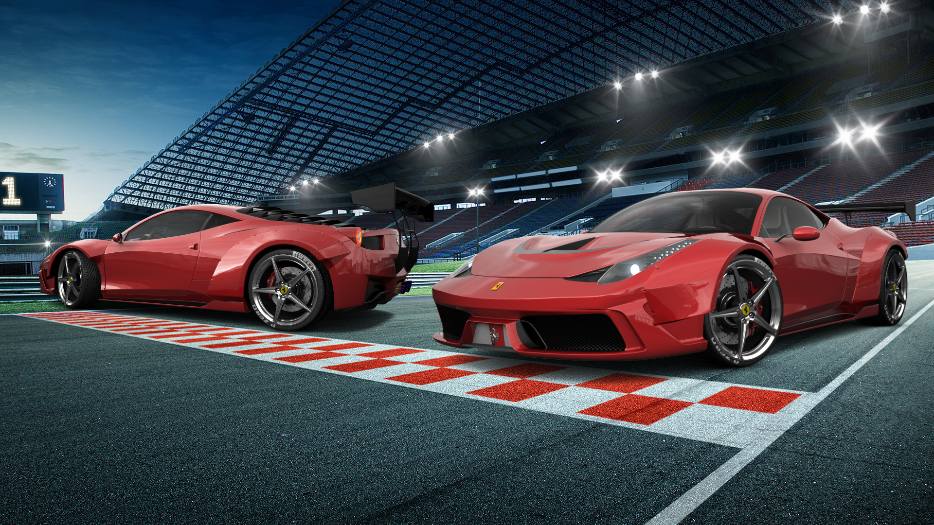 Ferrari 458 Italia 2 door spider 2010 tuning