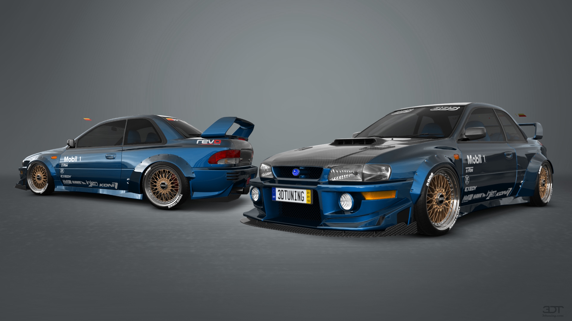 Subaru Impreza WRX STI 22B 2 Door Coupe 2000 tuning