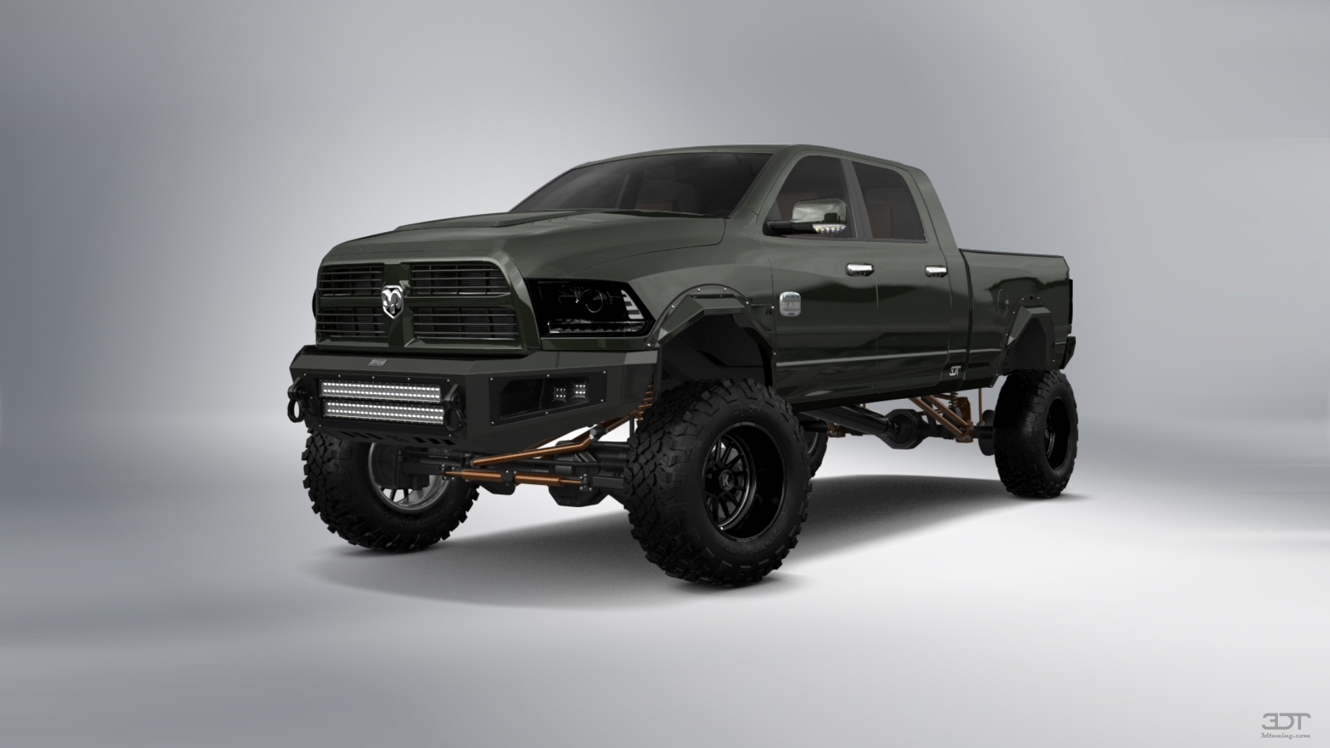 Dodge Ram 2500 Mega Cab 6.4 ft box 4 Door pickup truck 2010