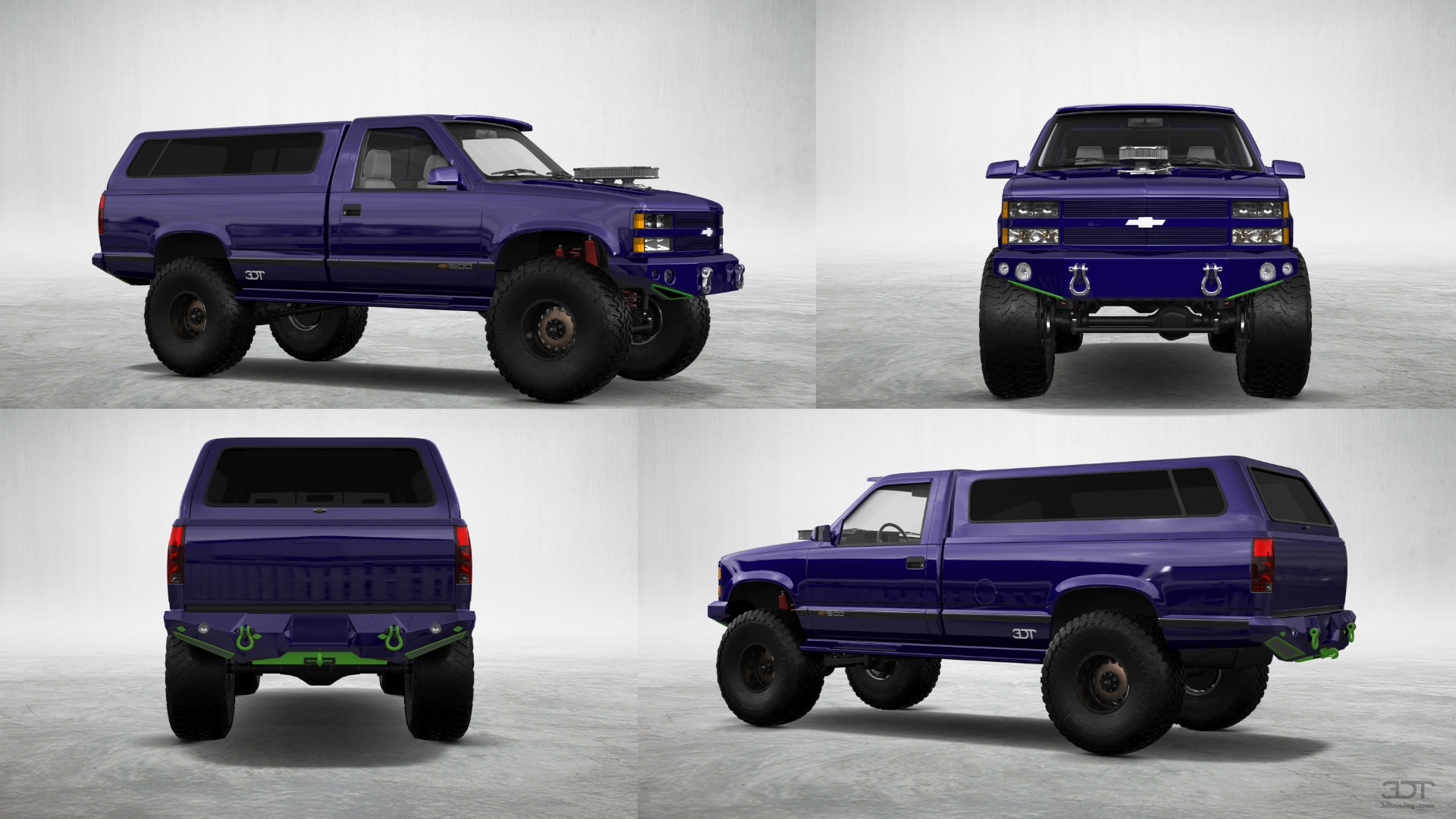 Chevrolet K1500 Regular Cab Fleetside Pickup 1988