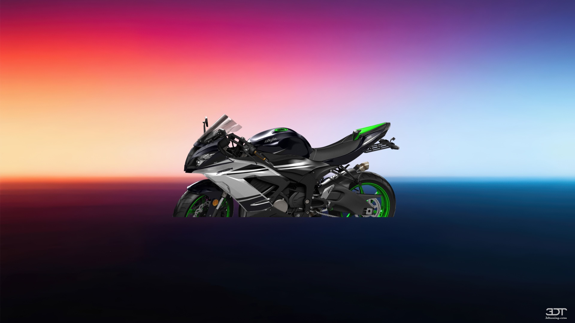 Kawasaki Ninja ZX 6R Sport Bike 2015 tuning