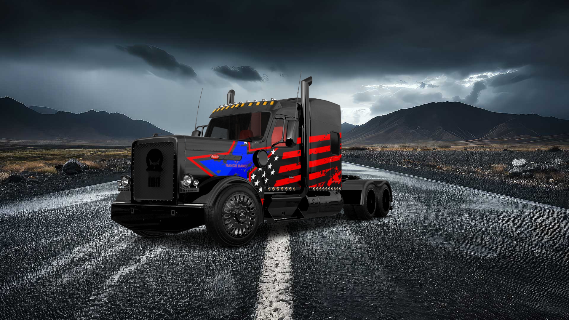 Peterbilt 589 Sleeper Cab Truck 2024 tuning