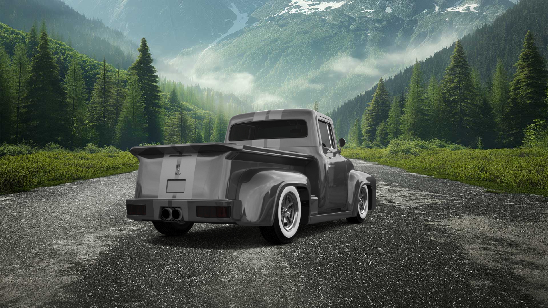 Ford F-100 2 Door truck 1956