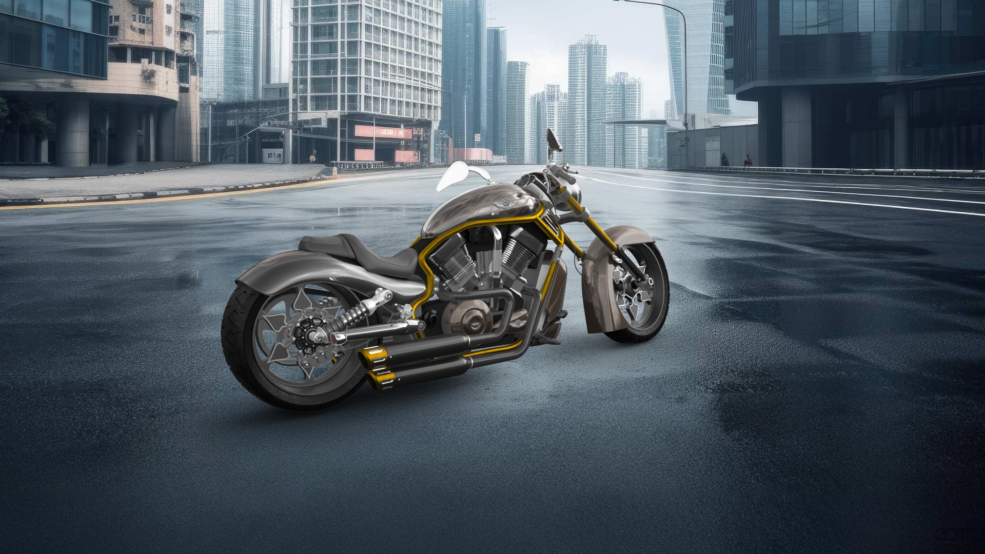 Harley-Davidson Custom Chopper Cruiser 2011