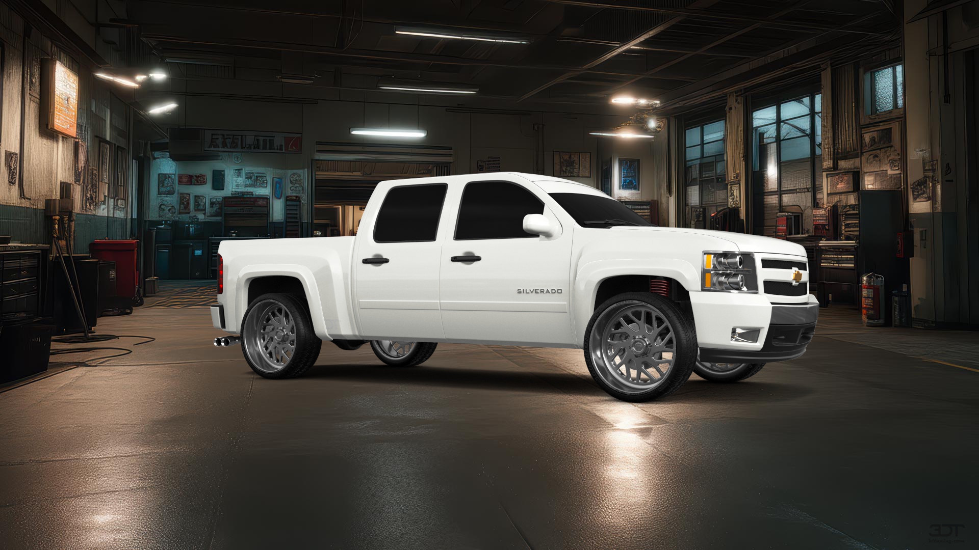 Chevrolet Silverado 1500 Crew Cab 4 Door pickup truck 2007 tuning