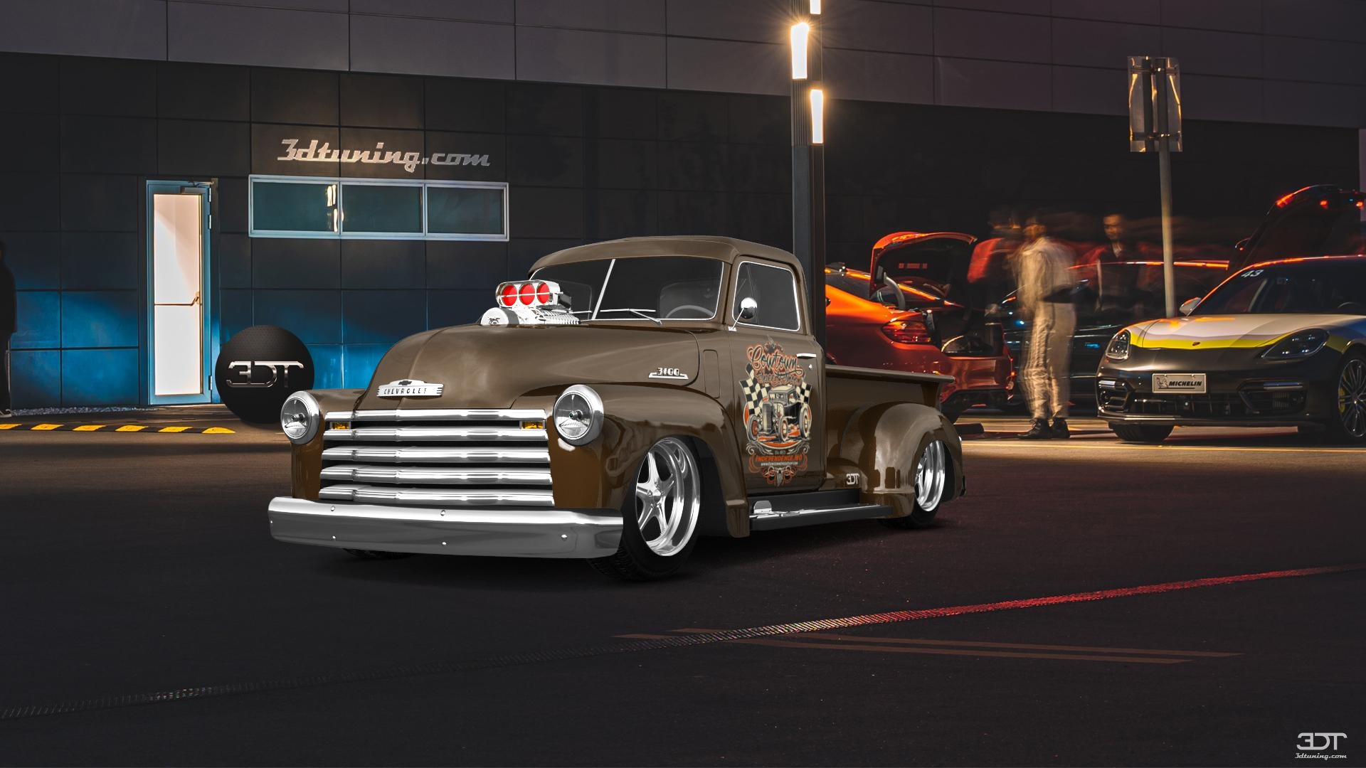 Tuning Chevrolet 3100 2 Door pickup truck 1950