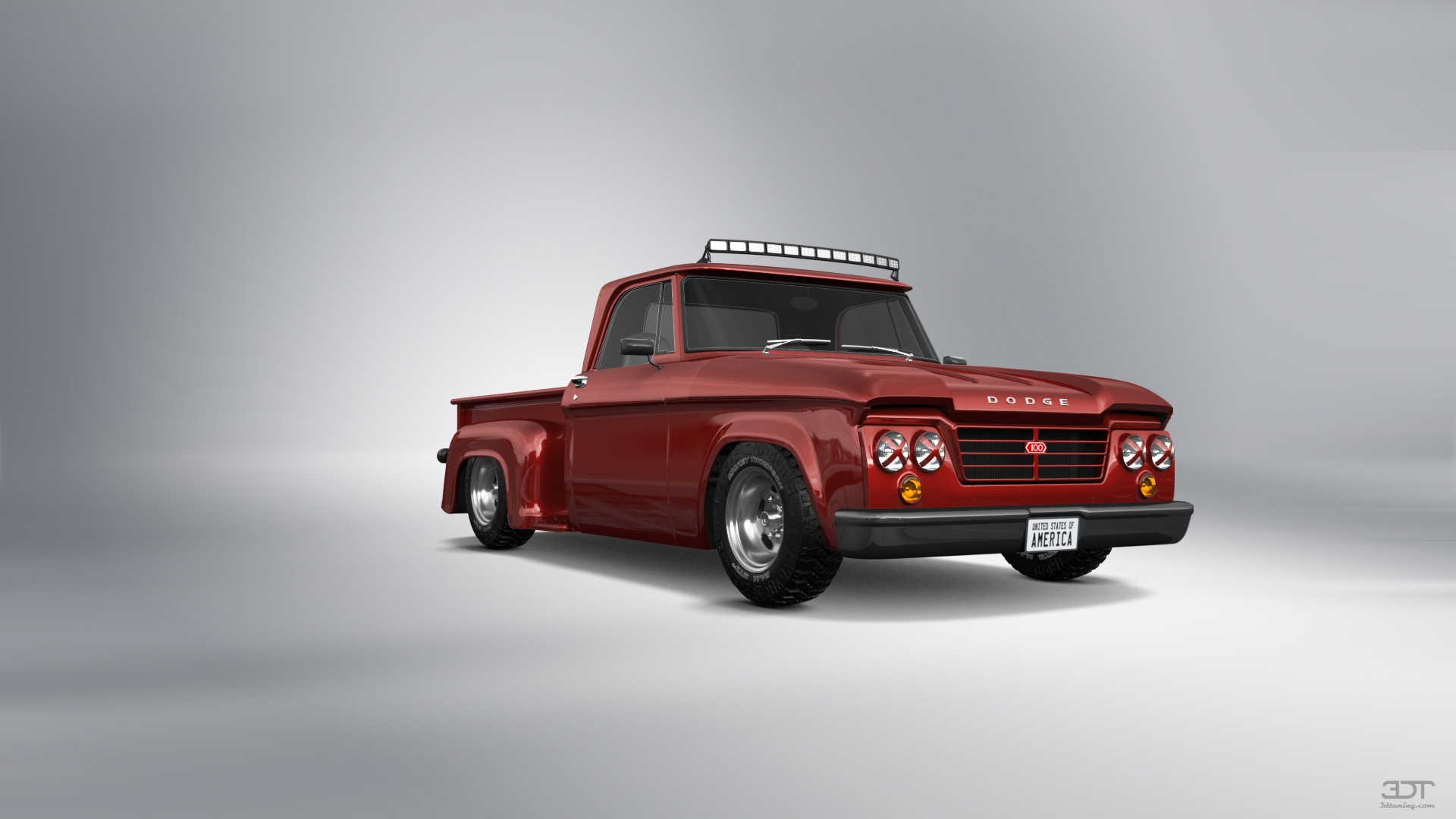 Dodge D-100 Stepside 2 Door pickup truck 1961 tuning
