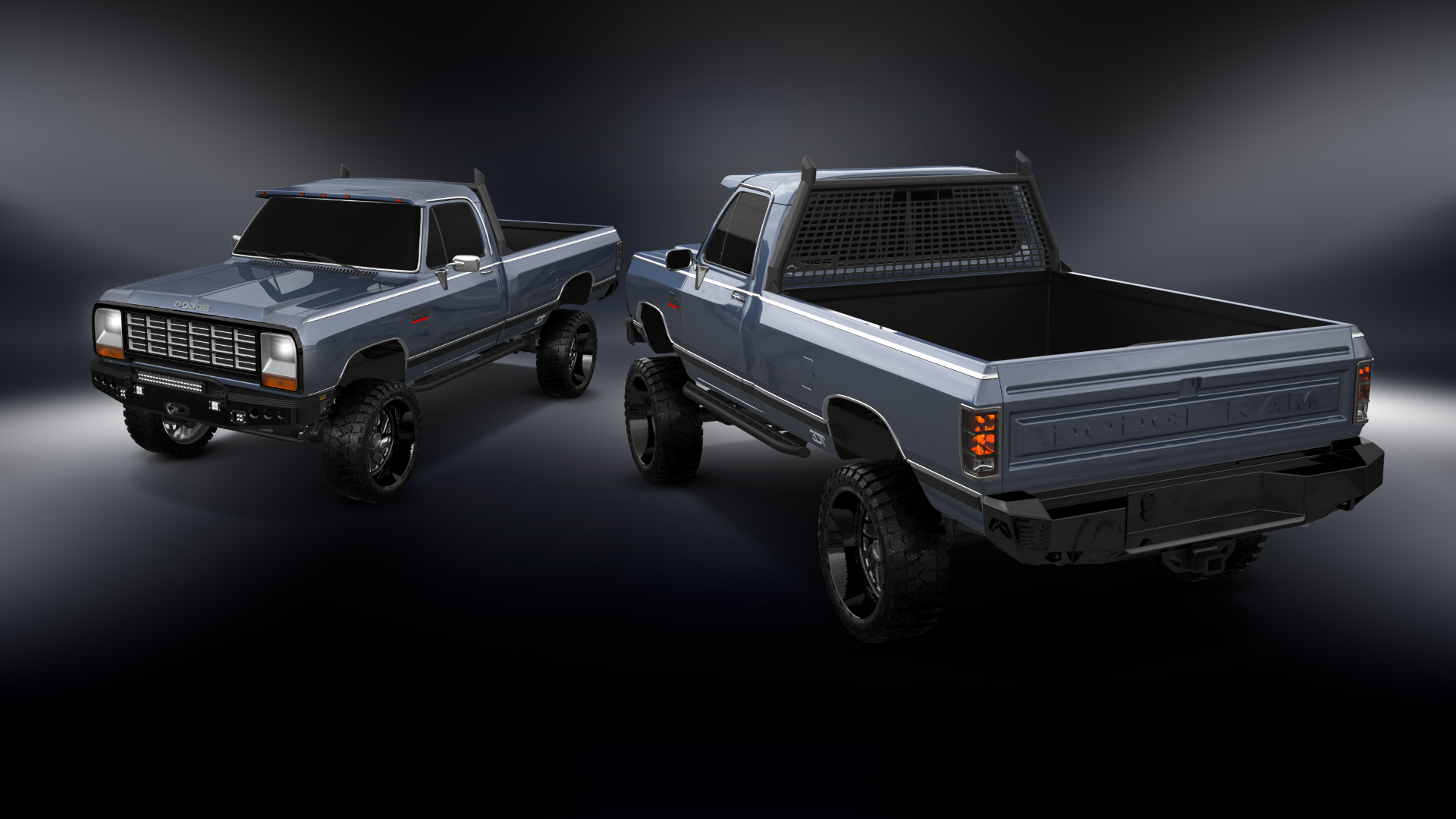Dodge Ram 250 Regular Cab 2 Door pickup truck 1983 tuning