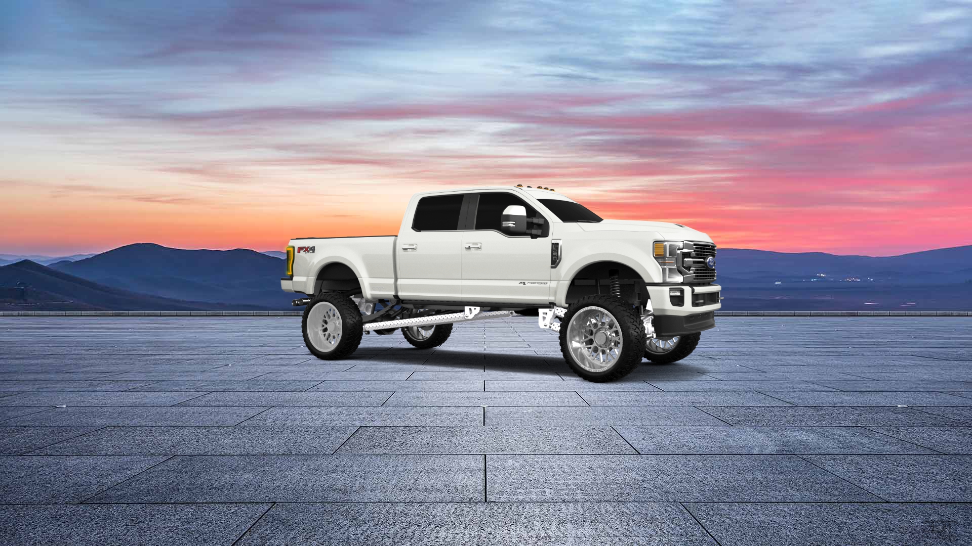 Ford F-250 4 Door pickup truck 2021 tuning