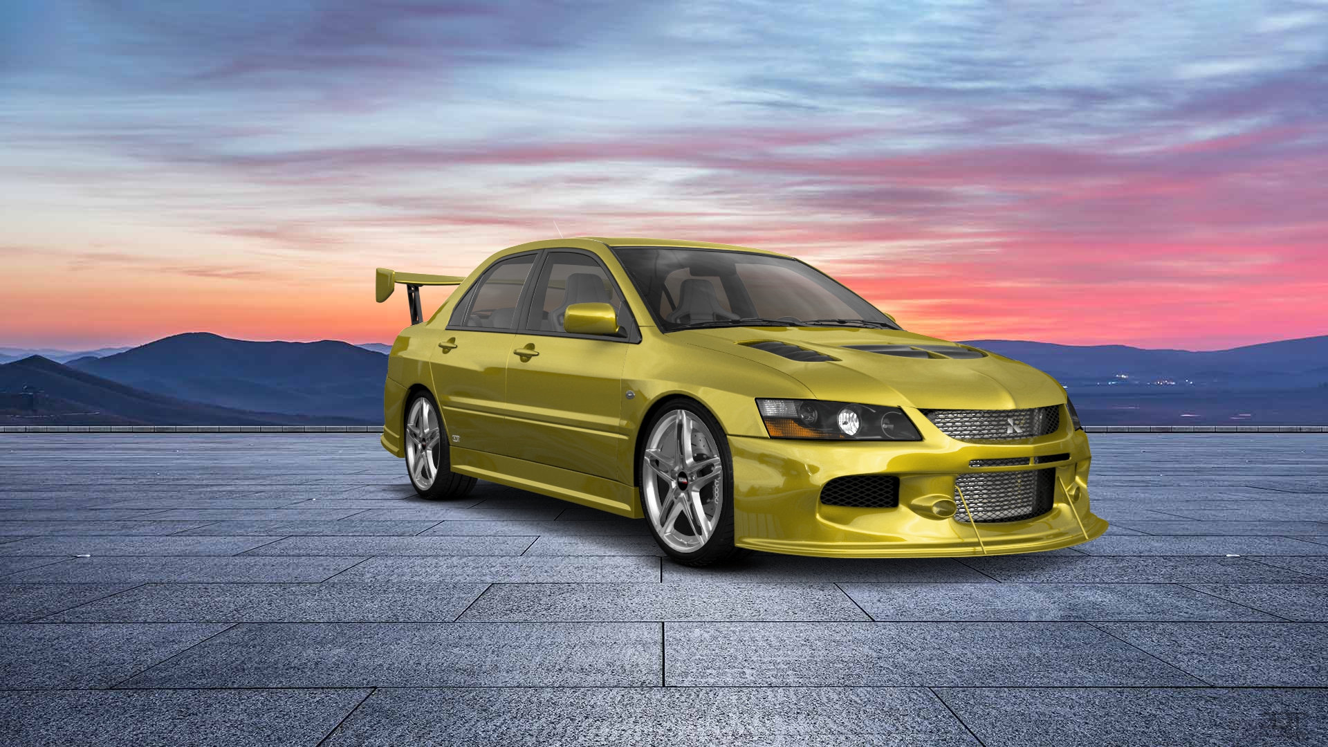Mitsubishi Lancer Evo IX 4 Door Saloon 2005 tuning