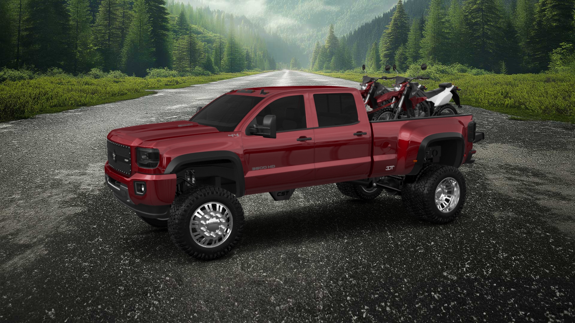 GMC Sierra 3500 HD Crew Cab 4 Door pickup truck 2015