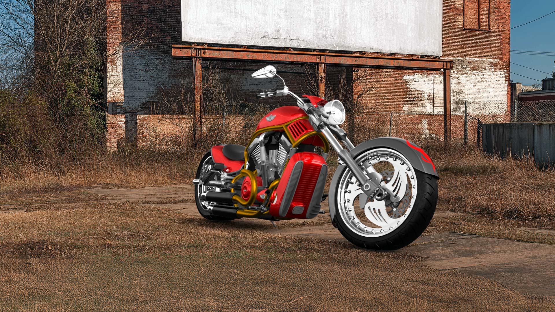 Harley-Davidson Custom Chopper Cruiser 2011 tuning