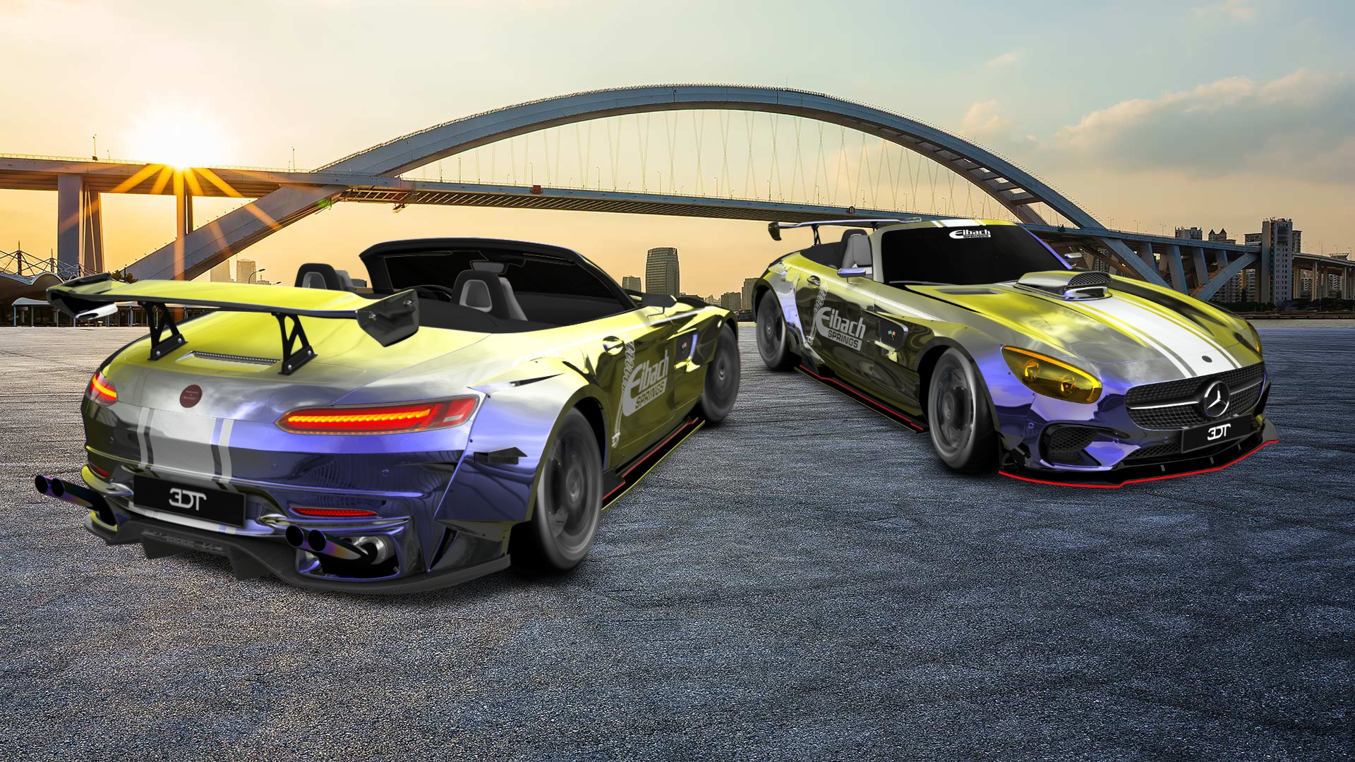Mercedes AMG GT 2 Door Convertible 2016 tuning