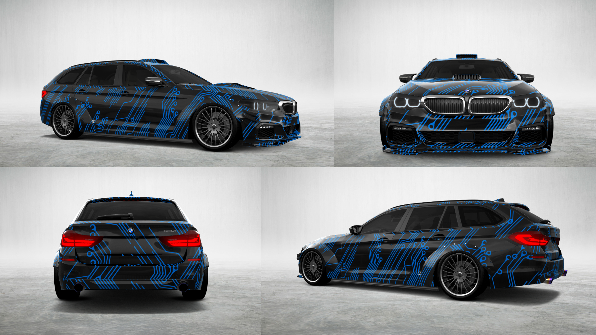 BMW 5 Series 5 door Wagon 2018 tuning