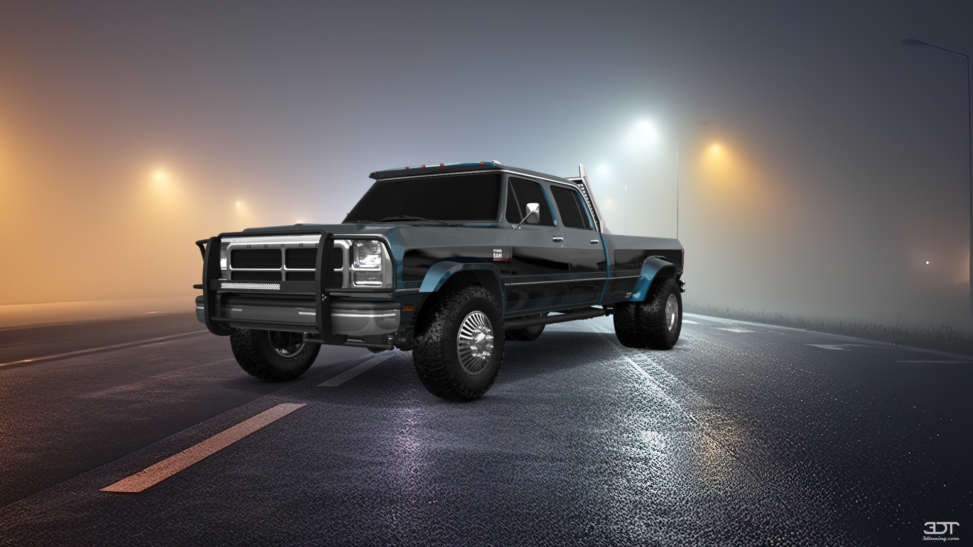 Dodge Ram 350 4 Door pickup truck 1991 tuning