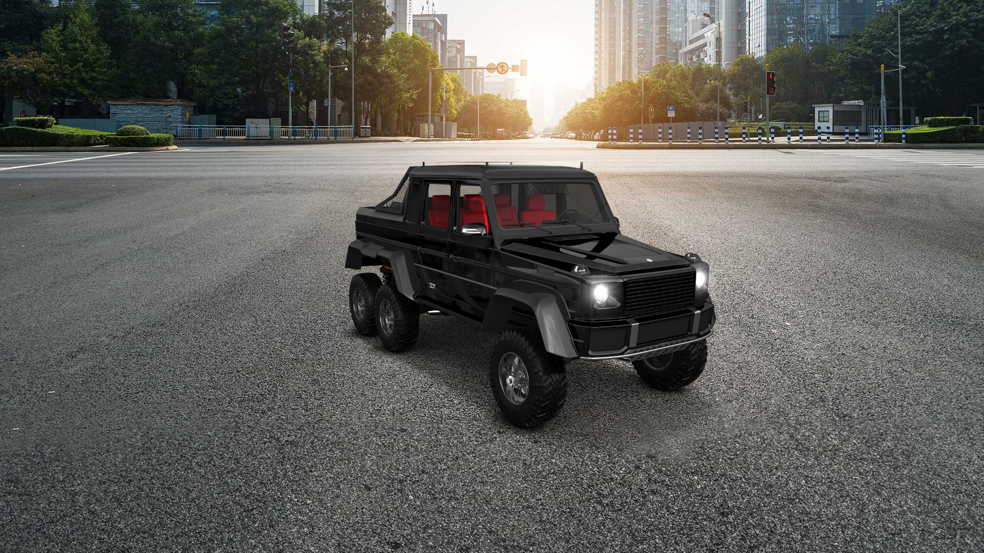 Mercedes G 63 AMG 6x6 4 Door pickup truck 2013