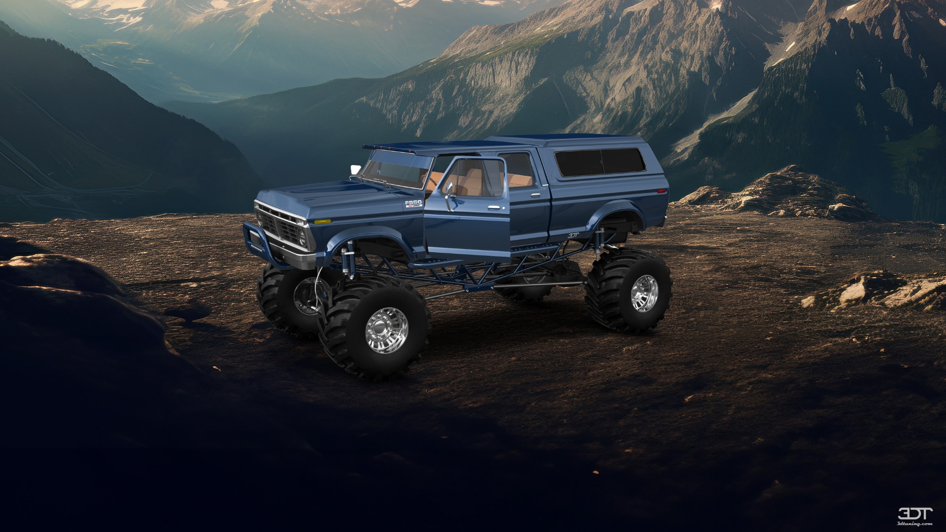 Ford F-350 Dually 4 Door pickup truck 1973