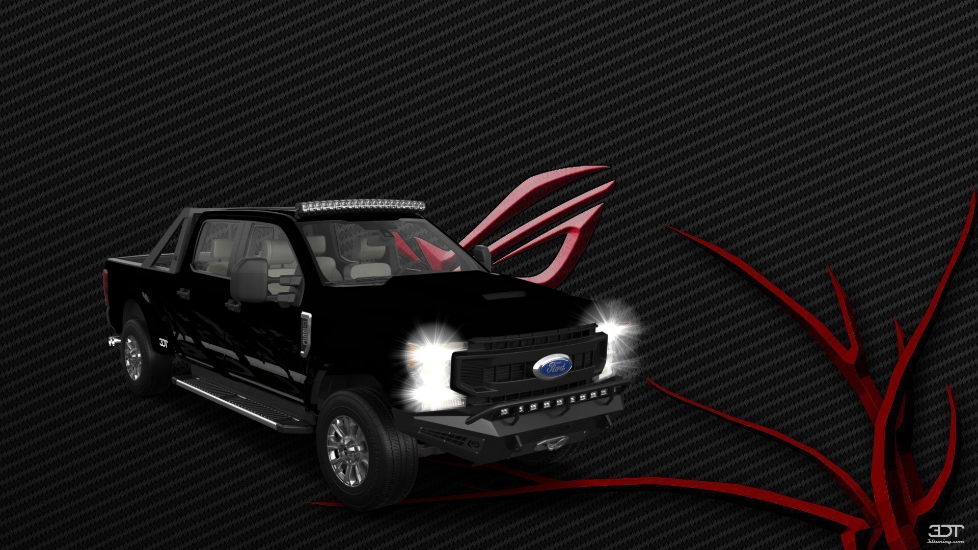 Tuning Ford F-250 4 Door pickup truck 2021