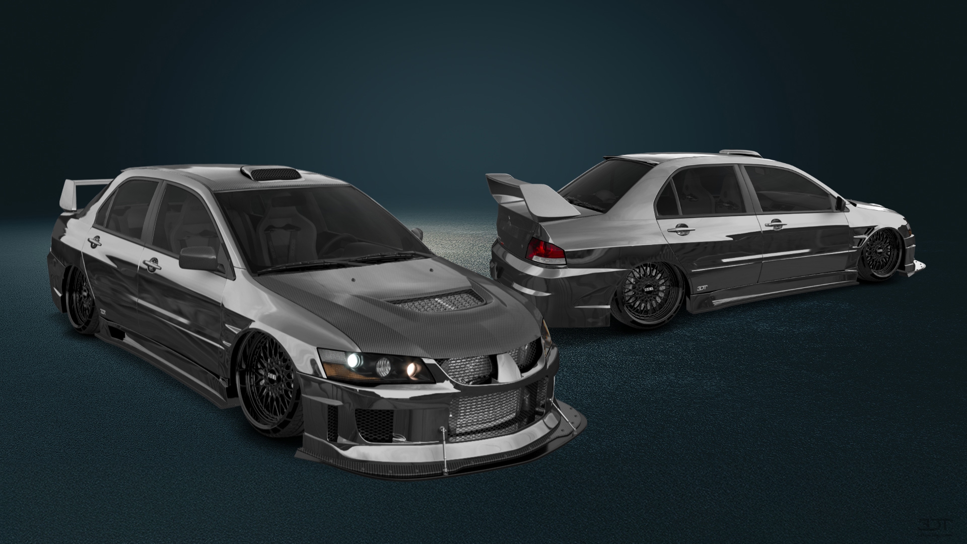 Mitsubishi Lancer Evo IX 4 Door Saloon 2005 tuning
